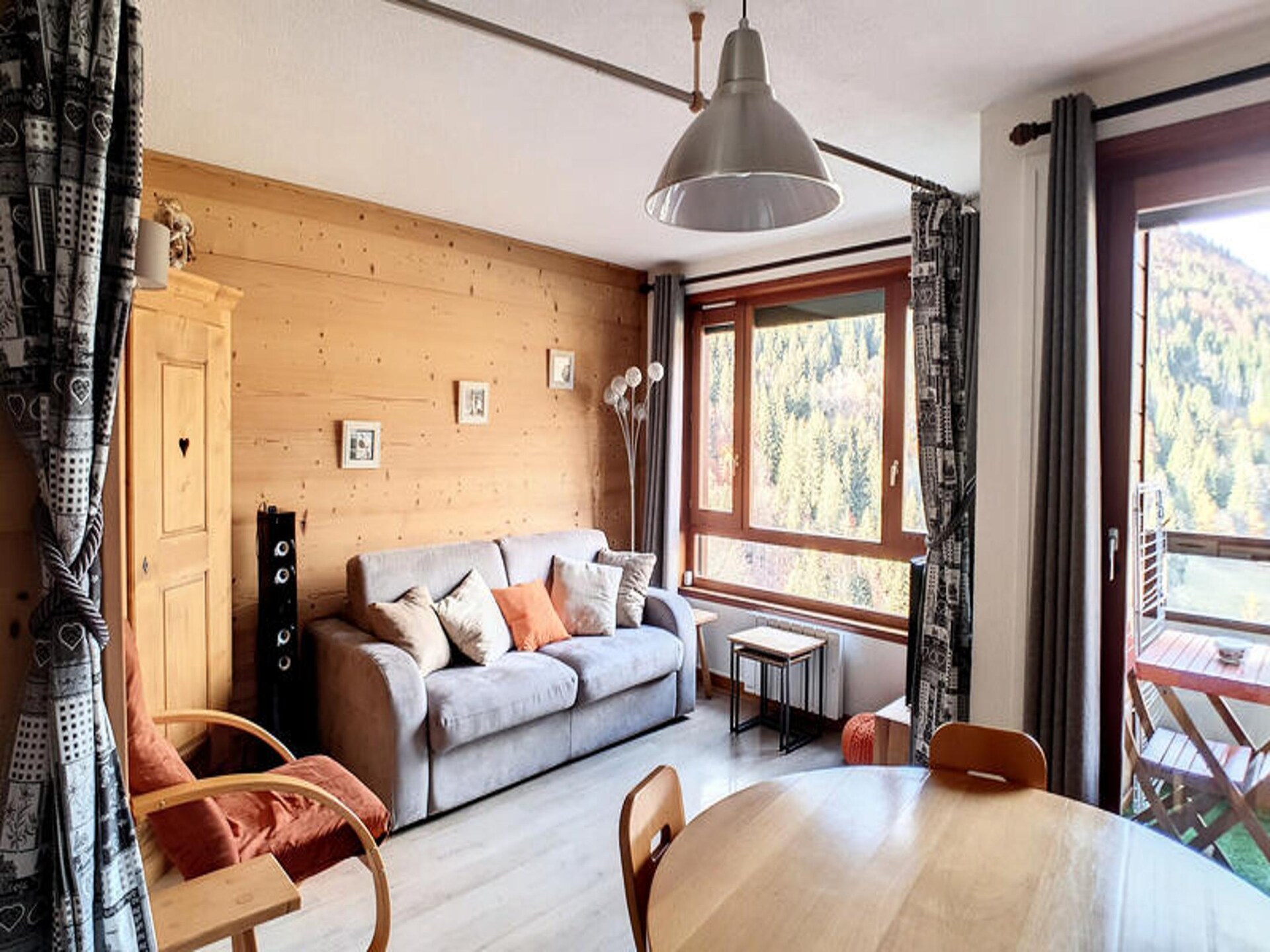 Knus appartement in Saint Jean d'Aulps, 50m van de piste, zwembad - foto 23