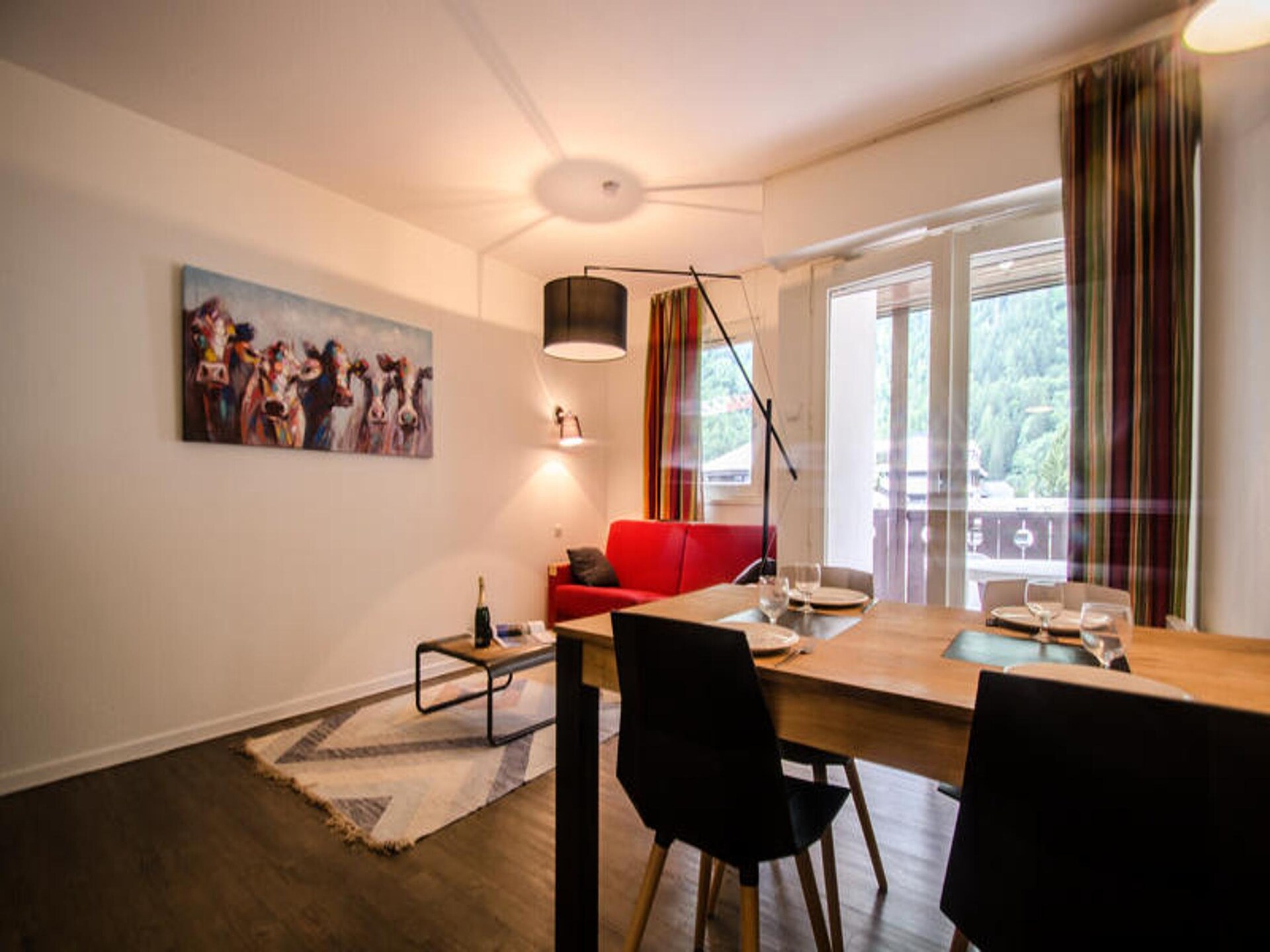 Studio op 5e verdieping met Mont-Blanc uitzicht, vlakbij skibus - foto 2