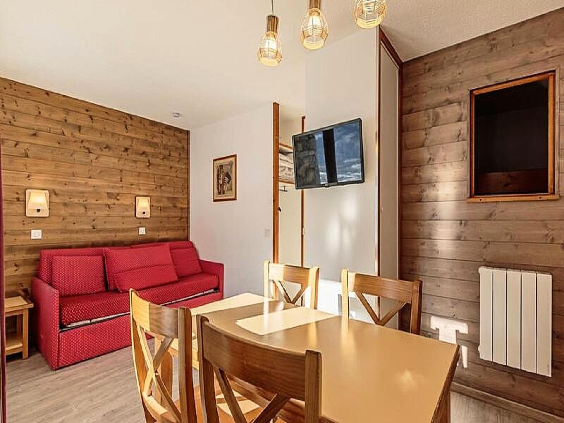 Appartement direct aan de piste in Belle Plagne met zuidterras - foto 3
