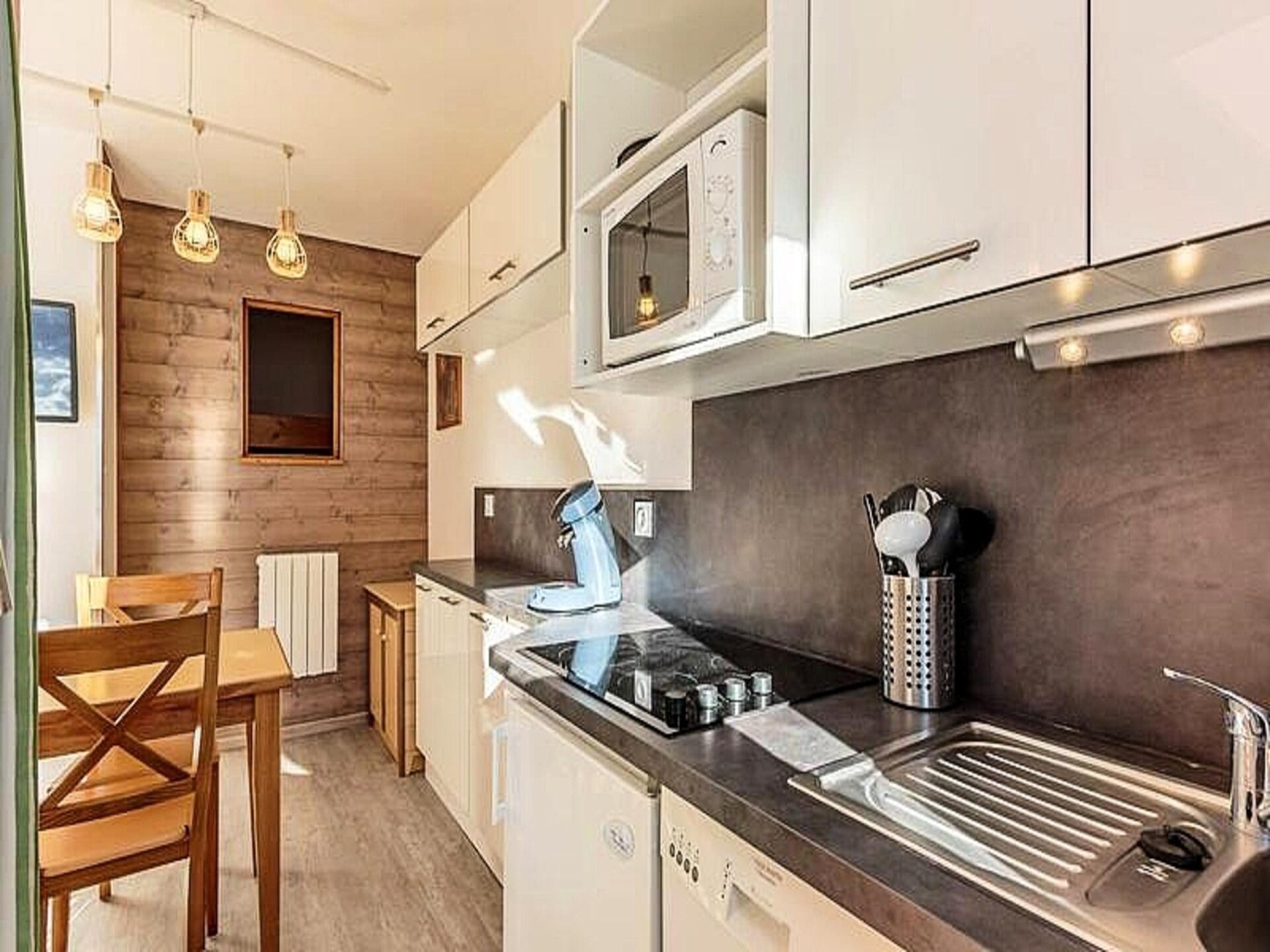 Appartement direct aan de piste in Belle Plagne met zuidterras - foto 5