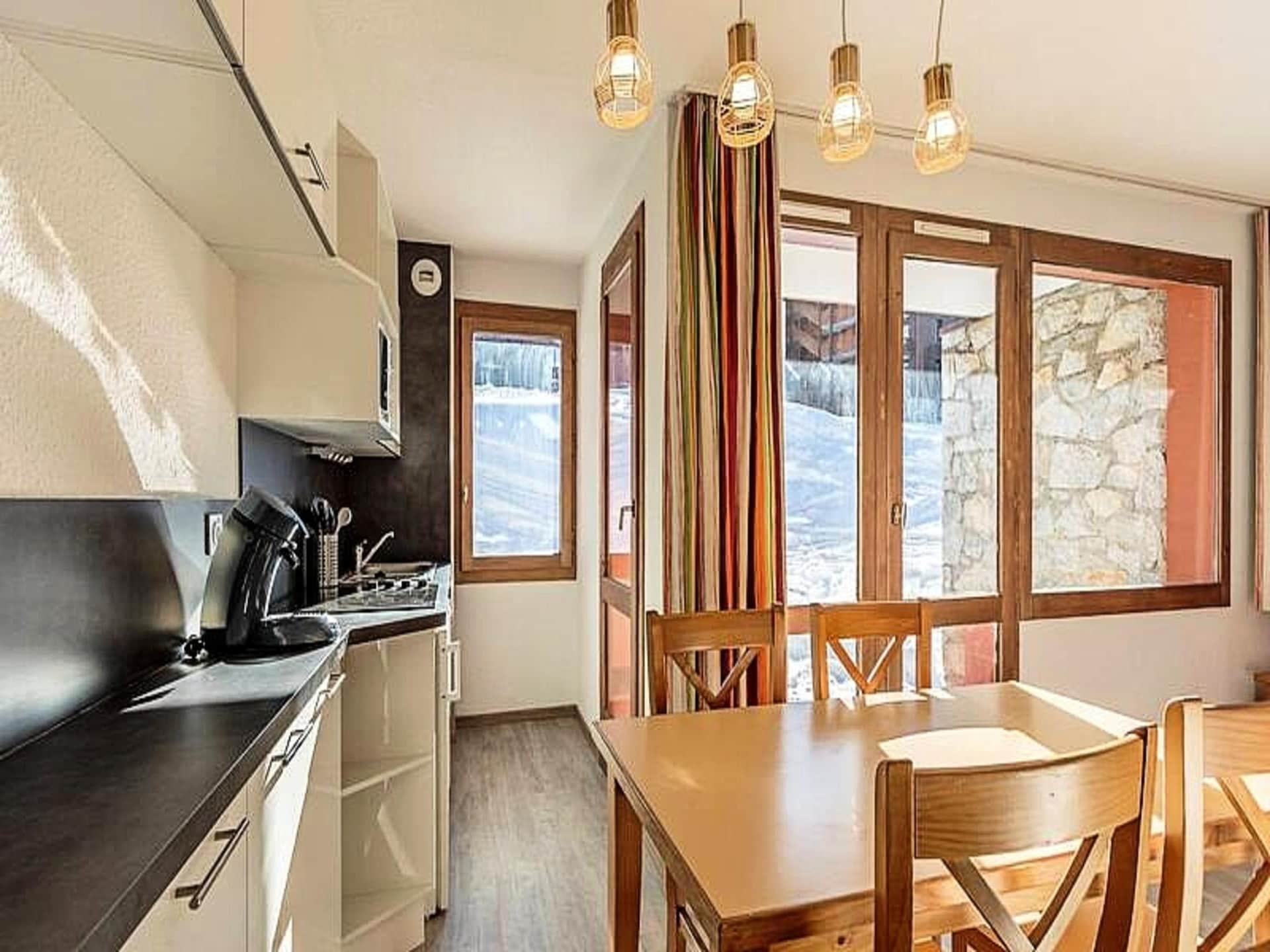 Appartement direct aan de piste in Belle Plagne met zuidterras - foto 13