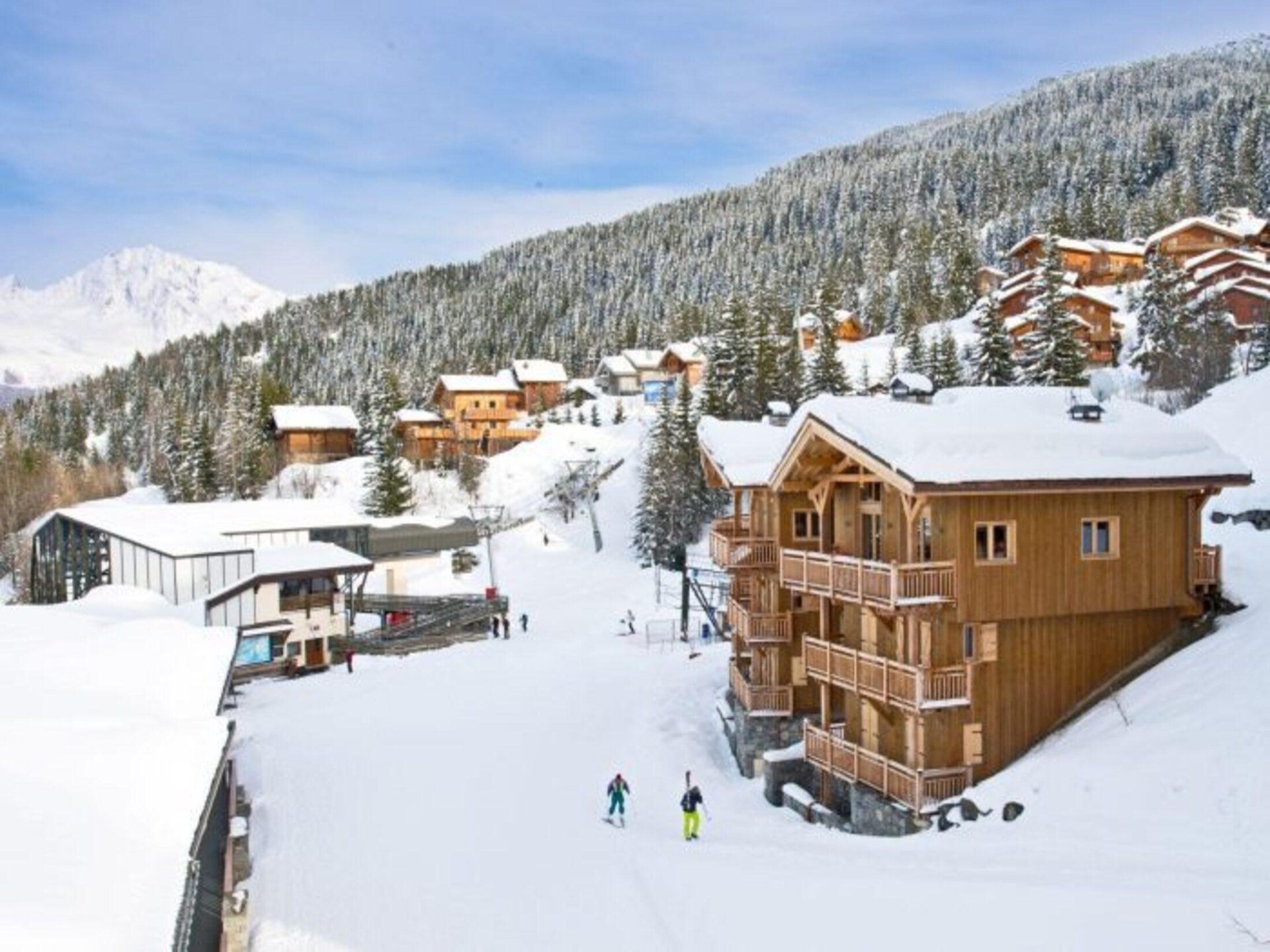 Appartement direct aan de piste in Belle Plagne met zuidterras - foto 20