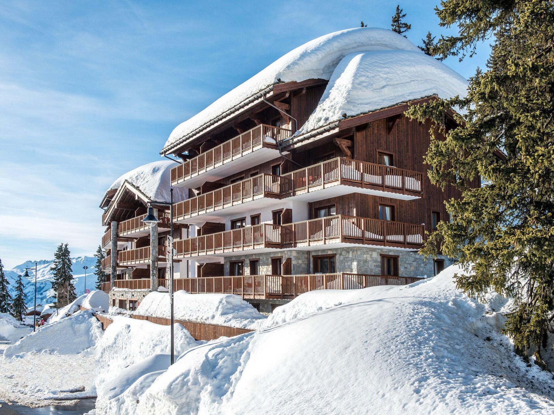 Appartement direct aan de piste in Belle Plagne met zuidterras - foto 22