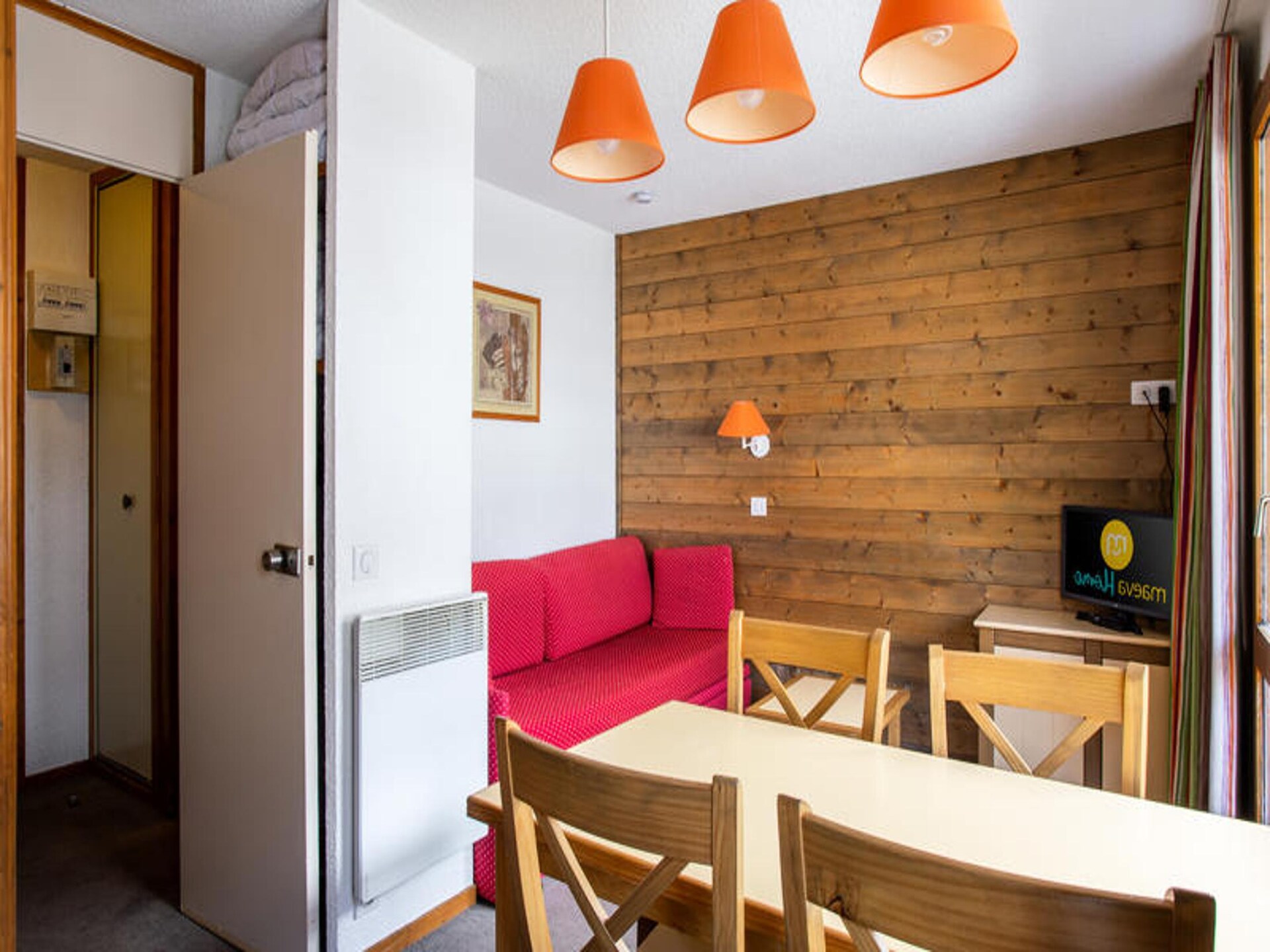 Knus appartement in chaletstijl, midden in het centrum van La Plagne - foto 12