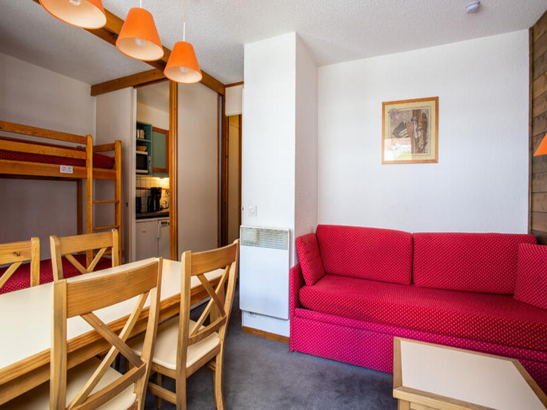 Knus appartement in chaletstijl, midden in het centrum van La Plagne - foto 13