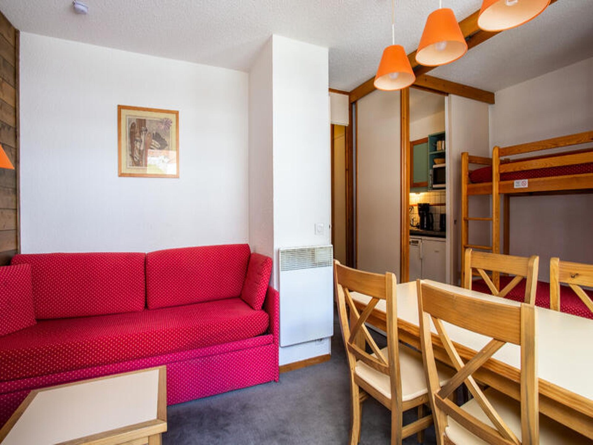Knus appartement in chaletstijl, midden in het centrum van La Plagne - foto 32