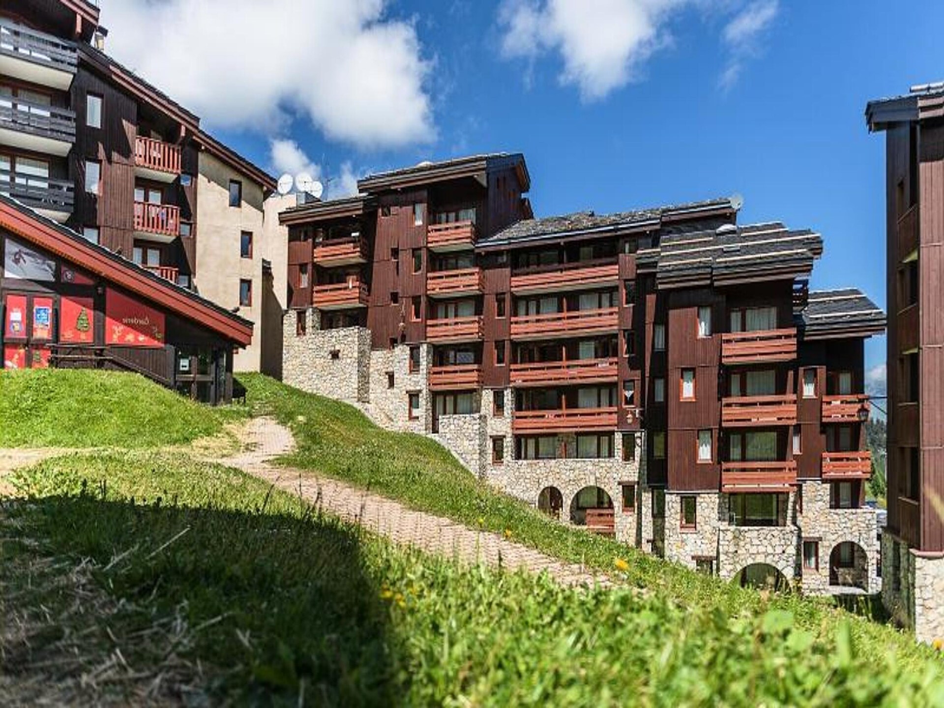 Knus chaletappartement 5p aan de piste in Aime La Plagne met balkon - foto 12