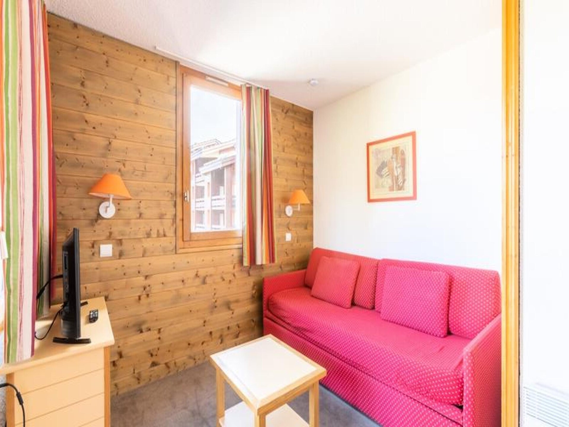 Studio aan de piste in Aime La Plagne met balkon en uitzicht op de vallei - foto 10