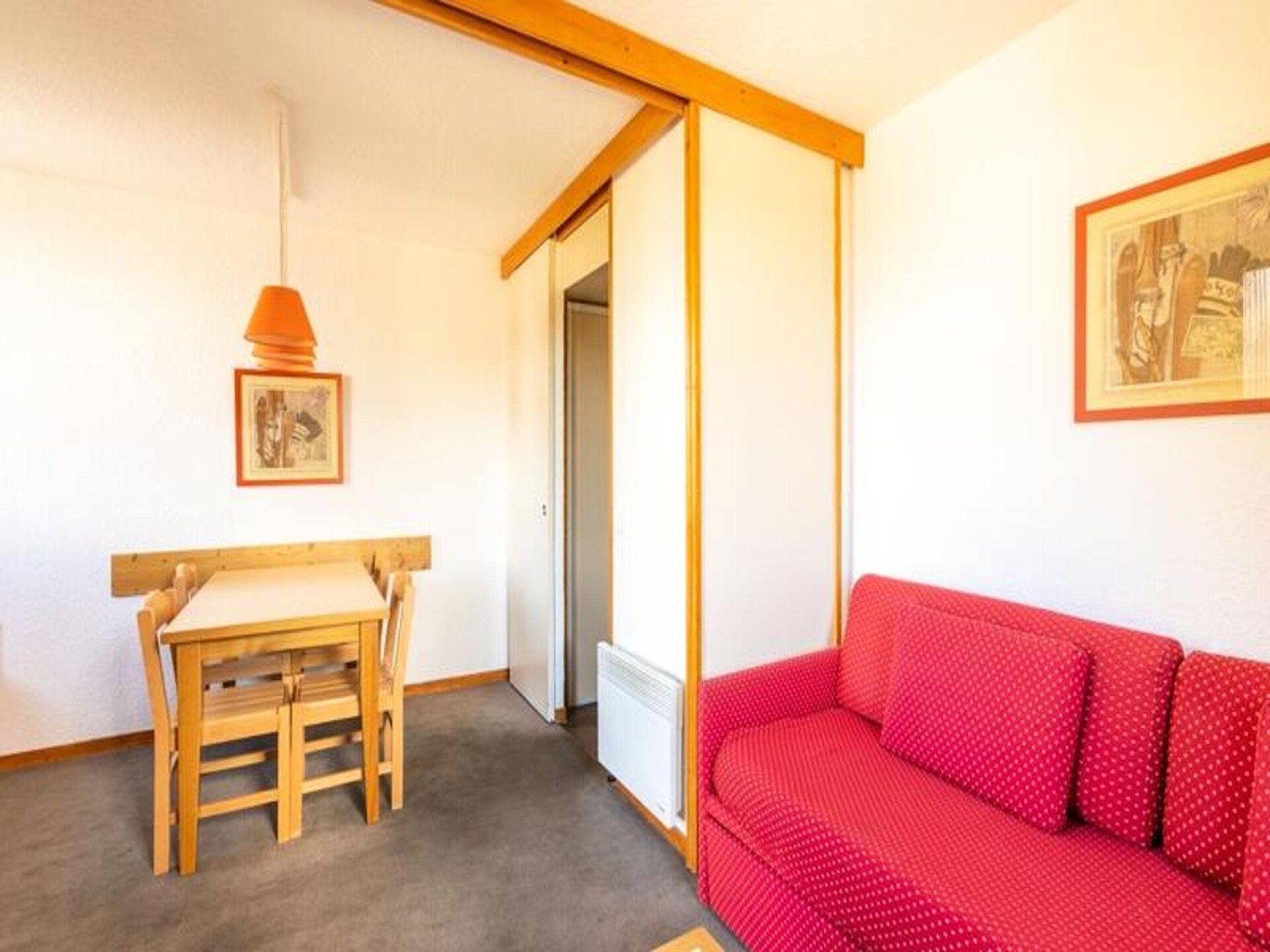 Studio aan de piste in Aime La Plagne met balkon en uitzicht op de vallei - foto 12