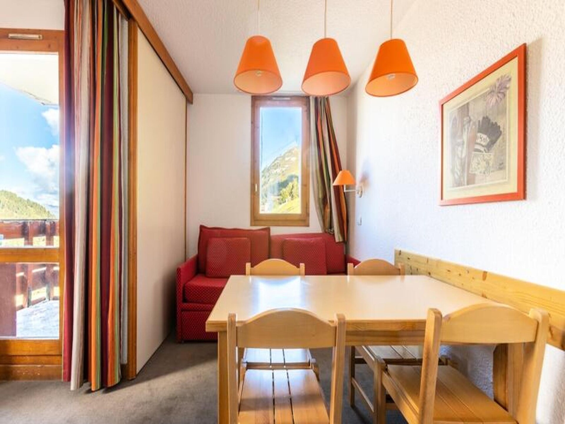 Studio aan de piste in Aime La Plagne met balkon en uitzicht op de vallei - foto 13