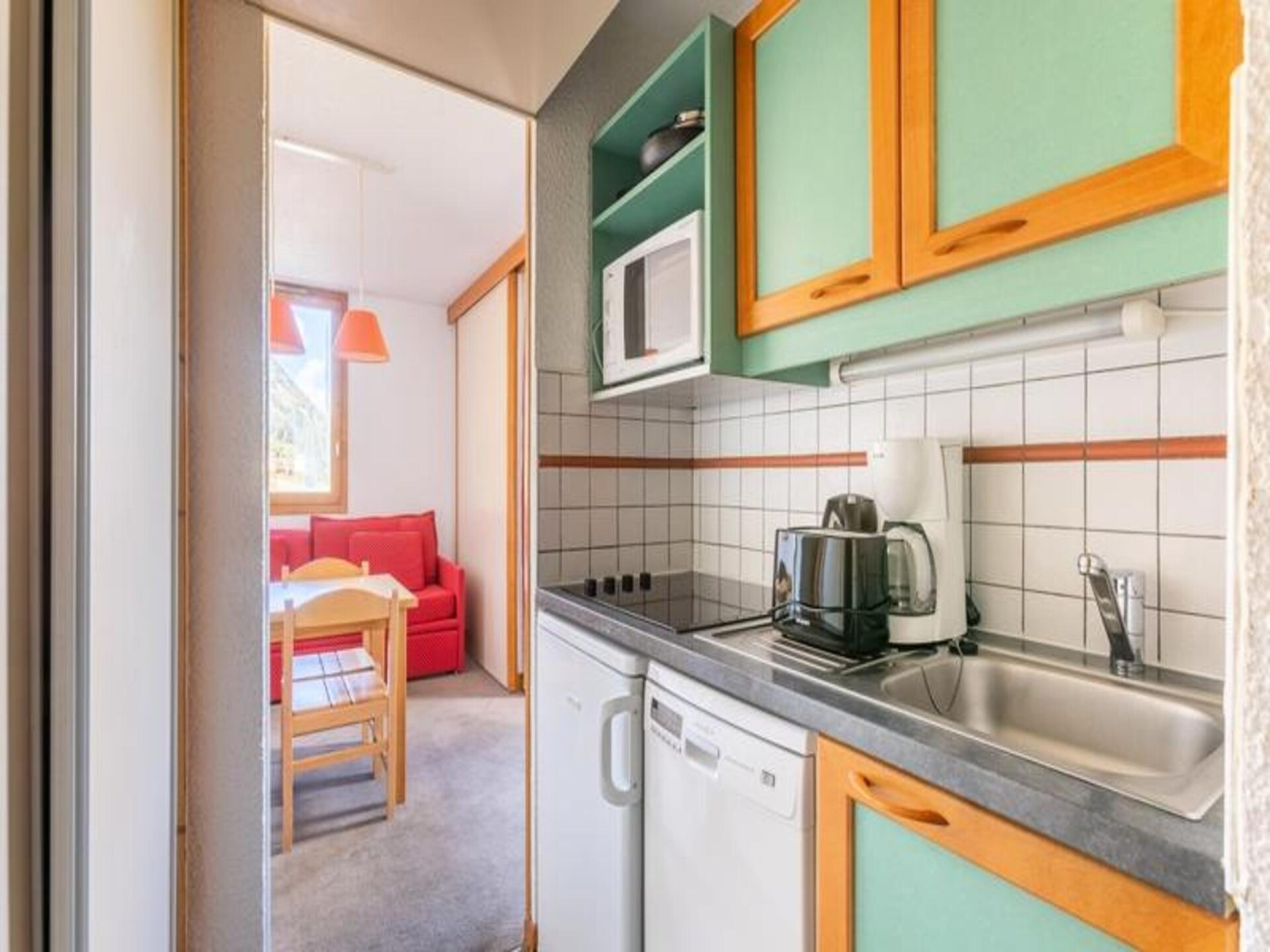 Studio aan de piste in Aime La Plagne met balkon en uitzicht op de vallei - foto 15