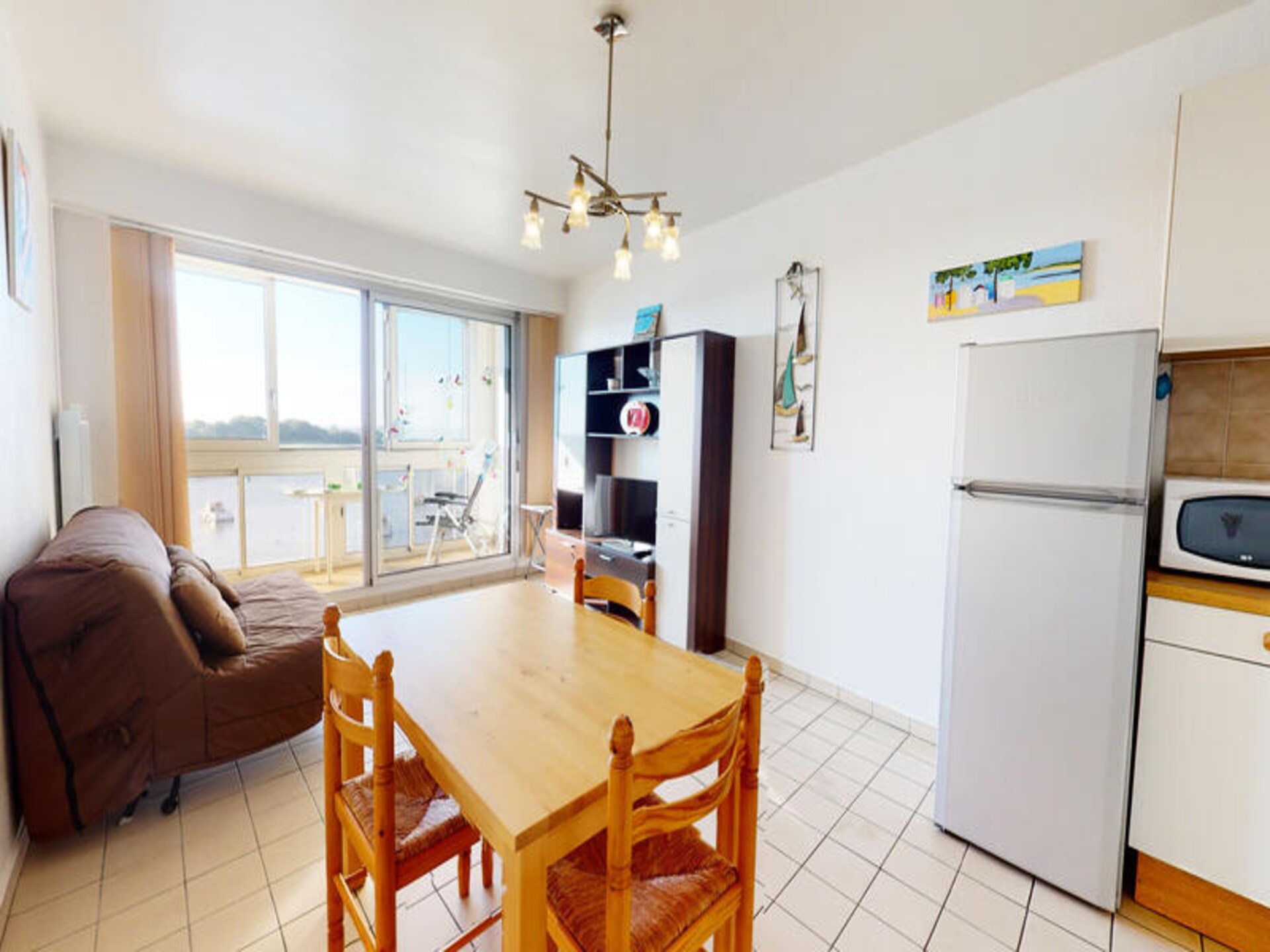 Licht appartement met havenzicht op 700m van strand in Saint-Gilles-Croix-de-Vie - foto 14
