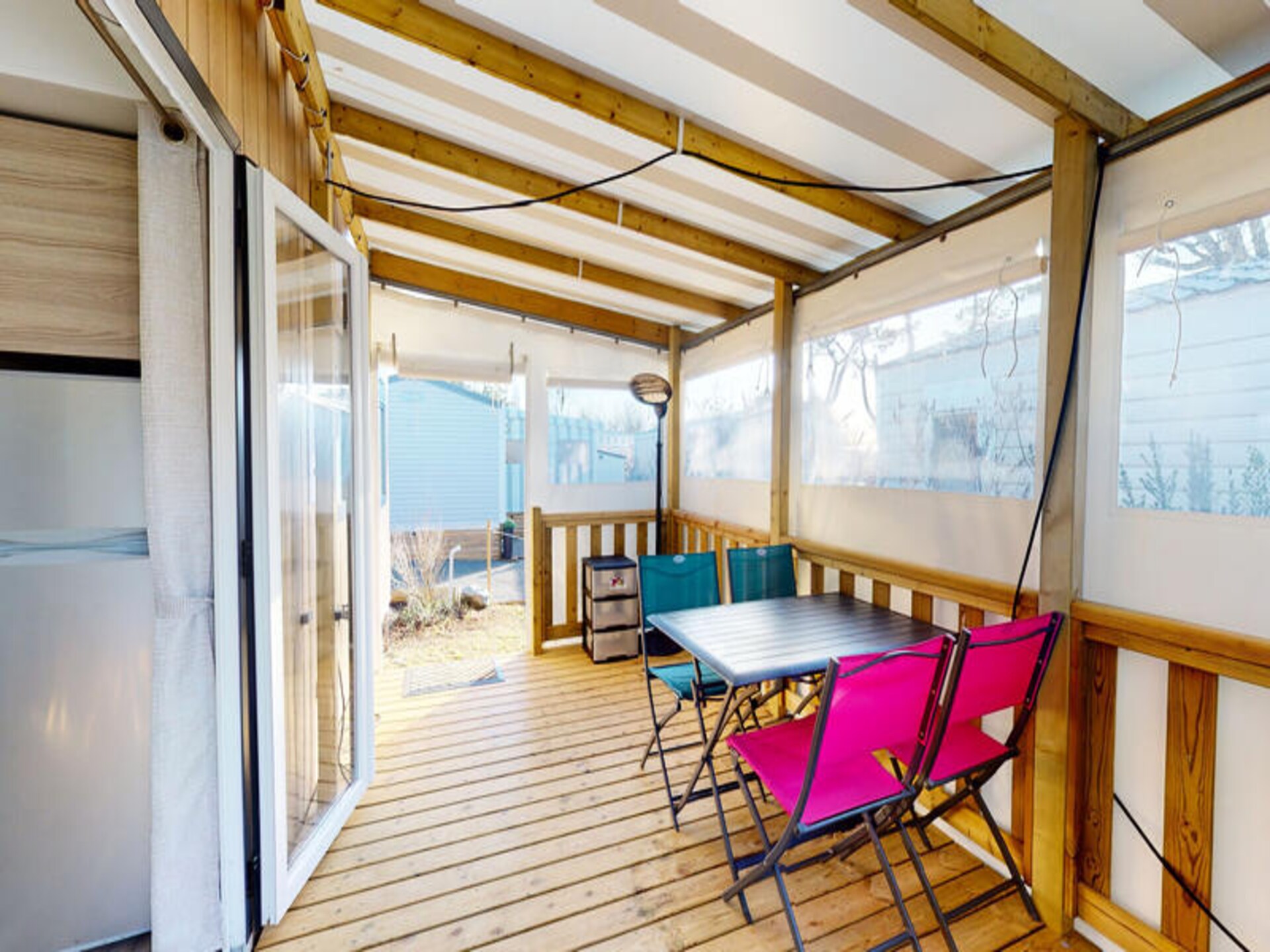Luxe stacaravan voor 6 personen met zwembad, op 1,5 km van het strand - foto 12