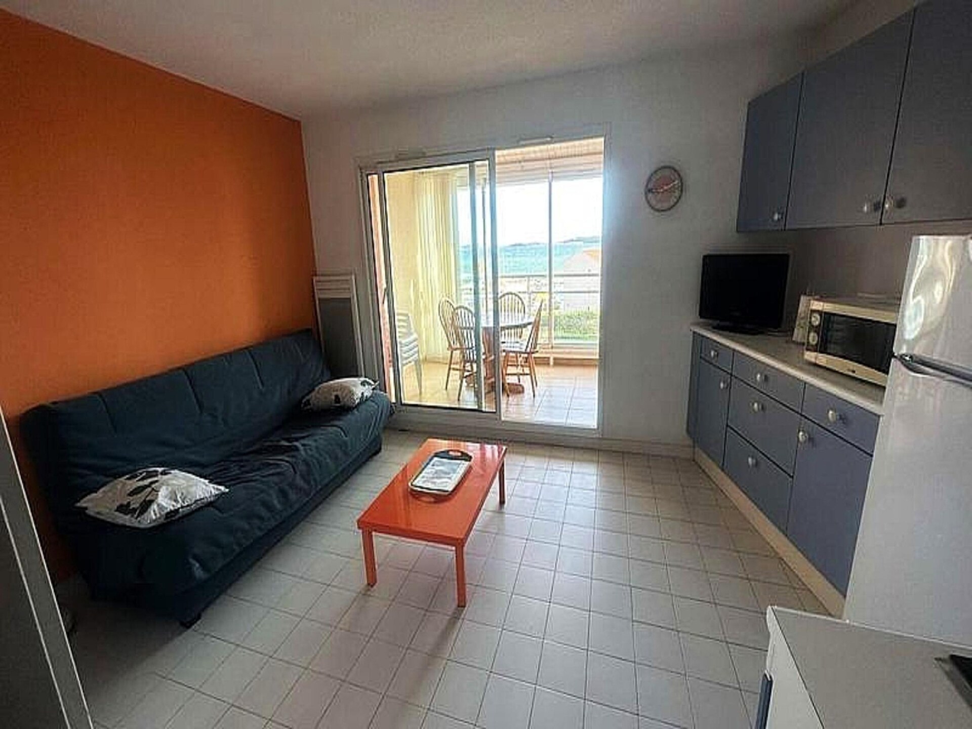 Appartement aan zee bij de haven van Coudoulière met zwembad - foto 18