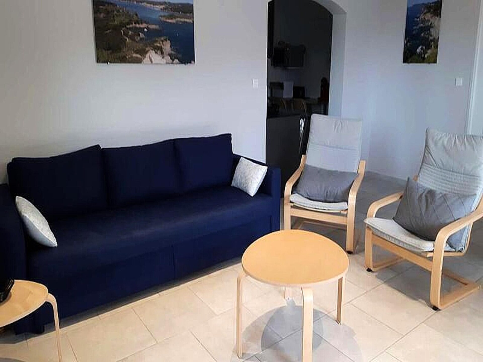 Ruim appartement voor 6 op 100m van zee met terras in Six Fours - foto 6