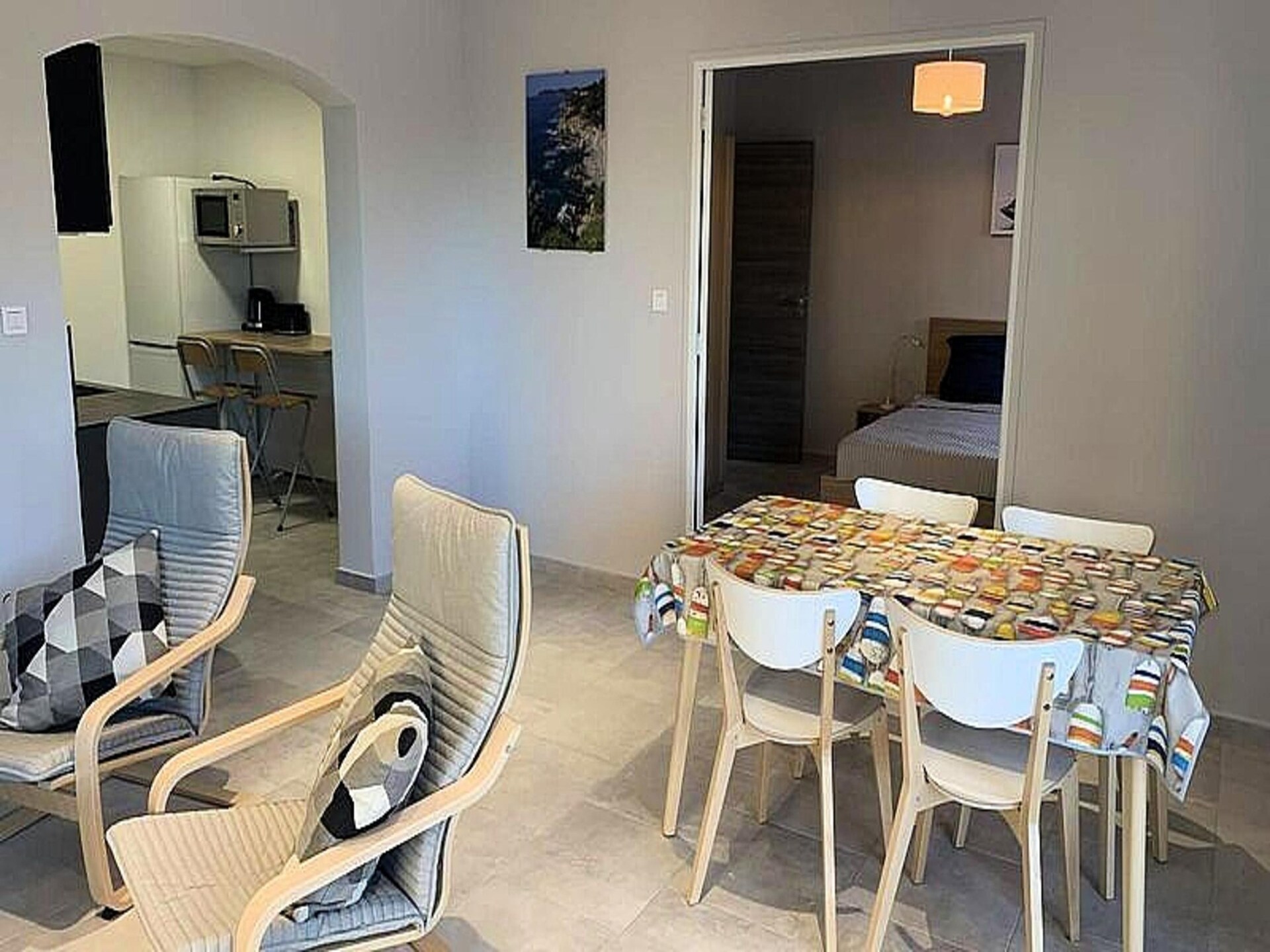 Ruim appartement voor 6 op 100m van zee met terras in Six Fours - foto 2