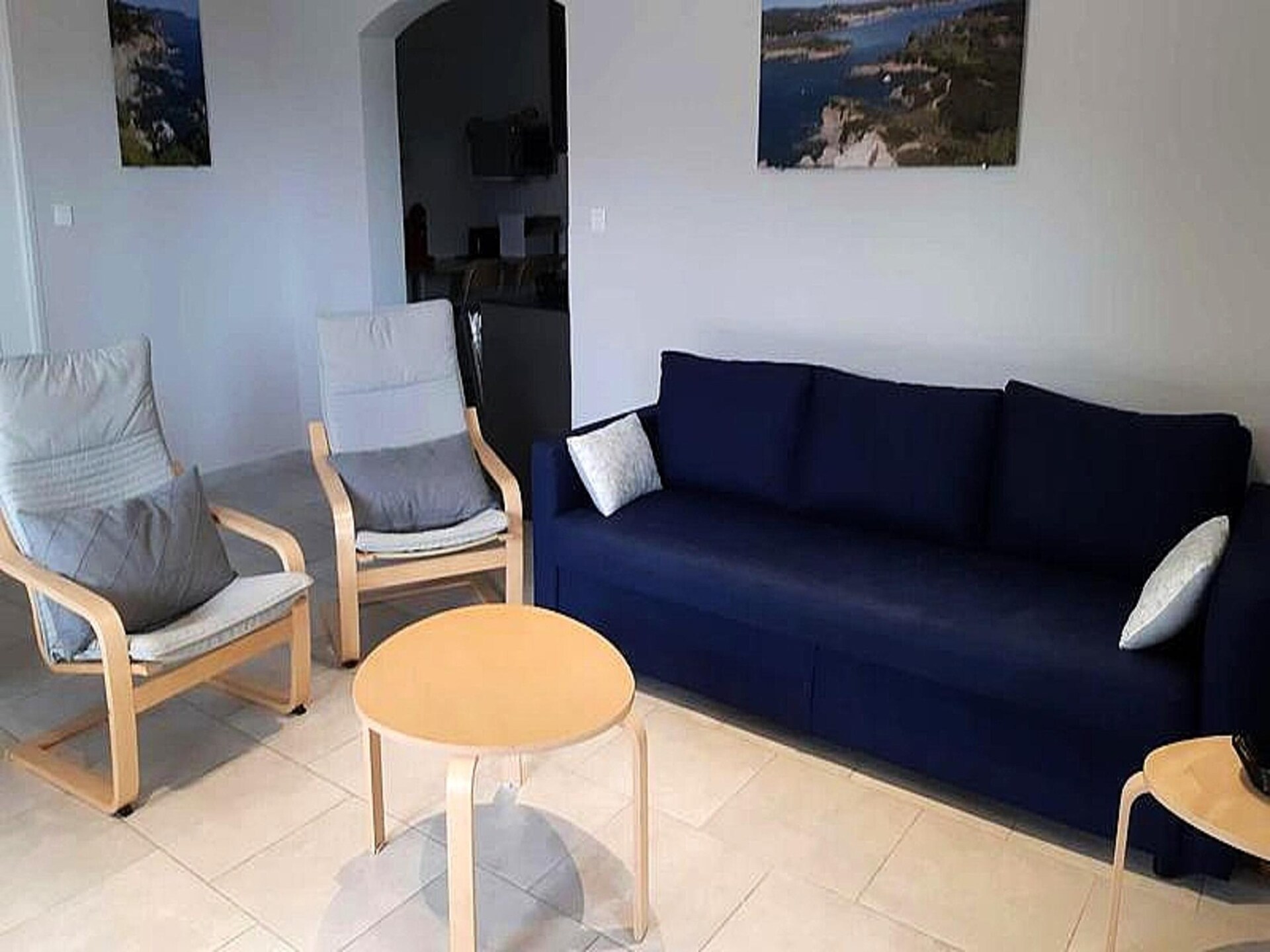 Ruim appartement voor 6 op 100m van zee met terras in Six Fours - foto 1