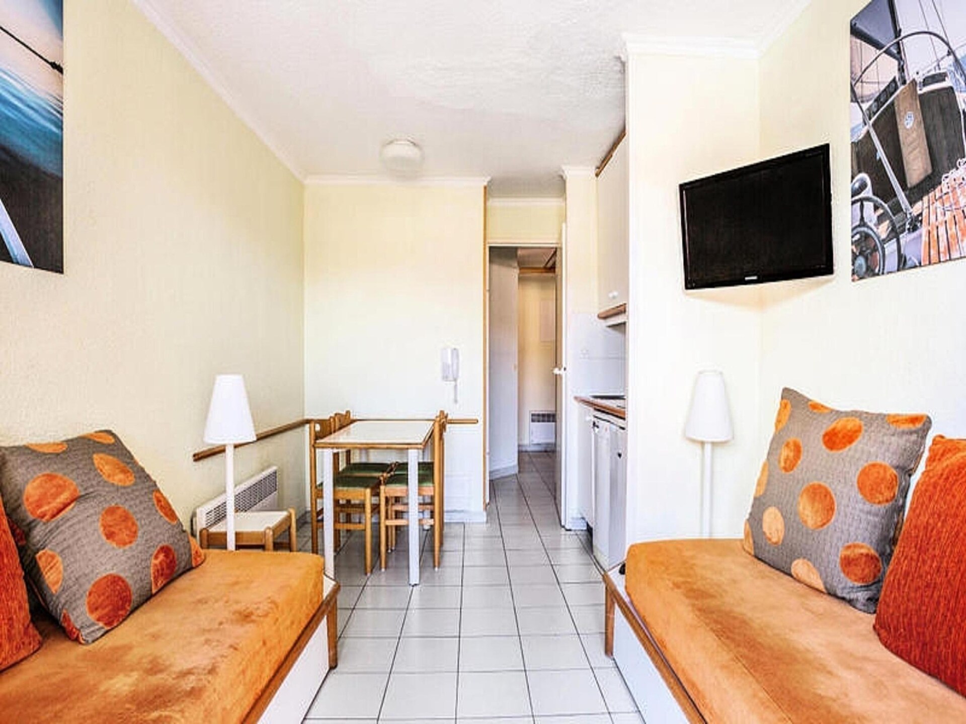 Knusse studio voor 5 aan de Côte d'Azur met zwembaden en zeezicht - foto 18