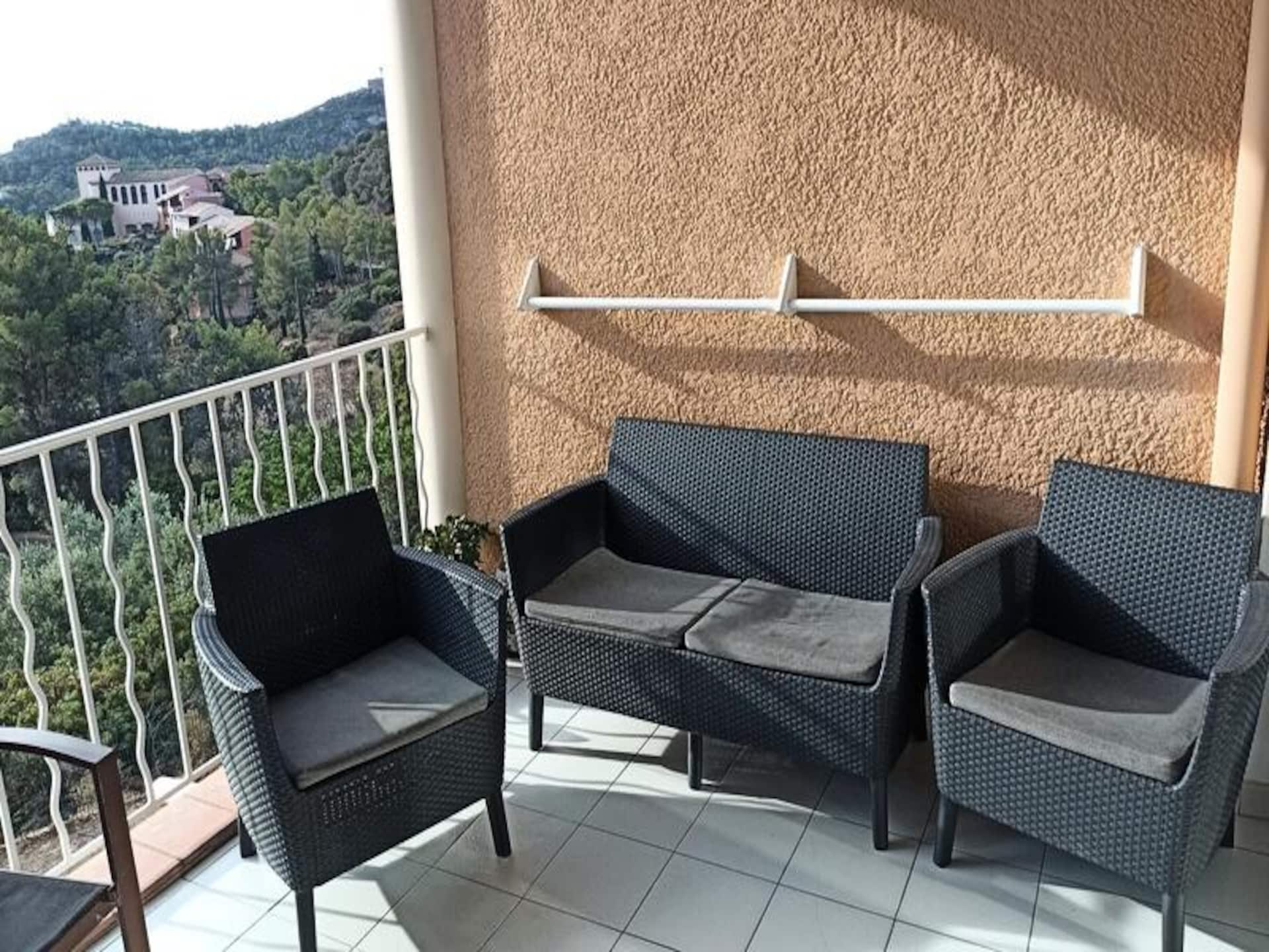 Appartement met zeezicht in Cap Esterel voor 6 personen, huisdieren welkom - foto 26