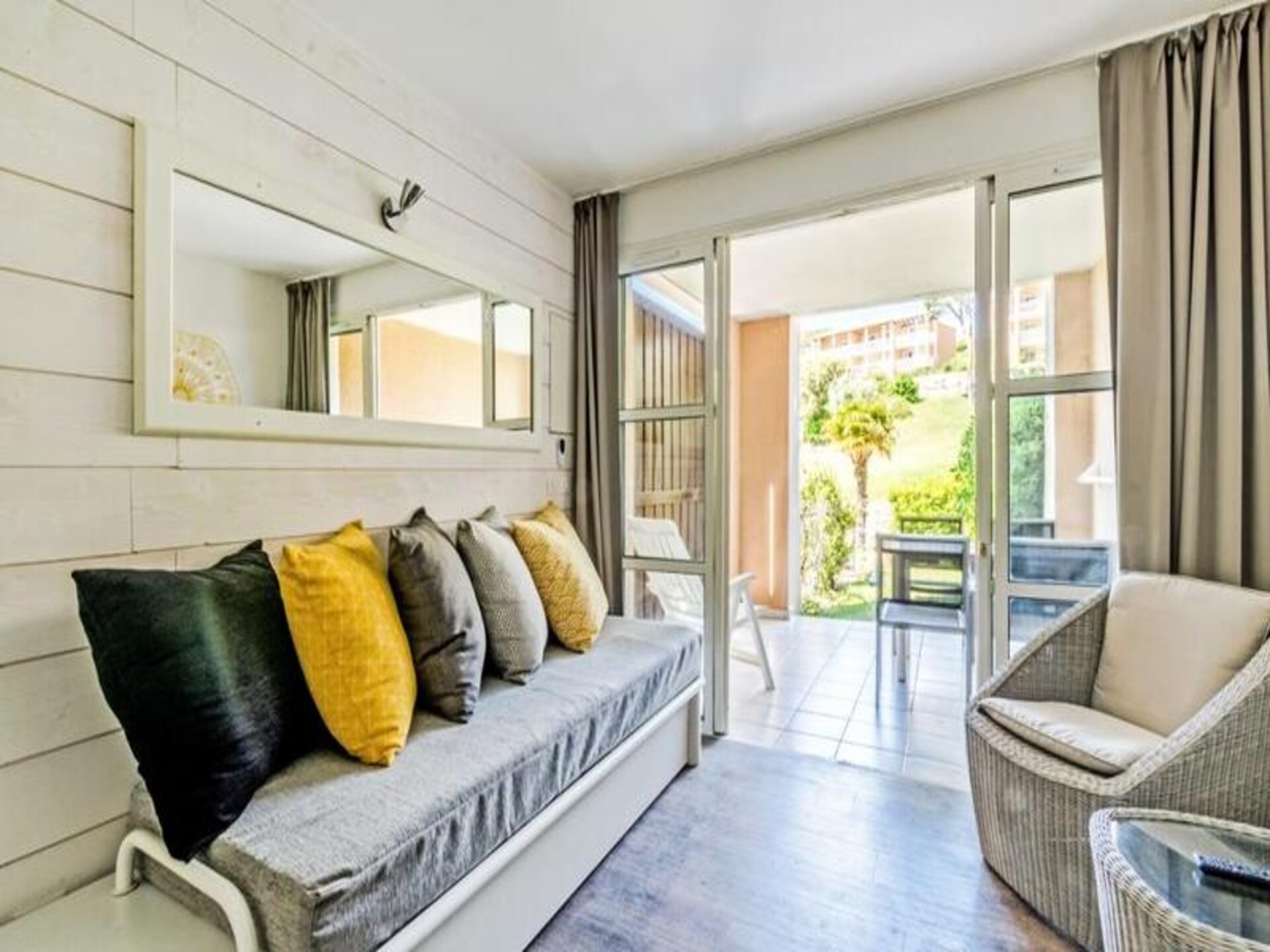 Knus appartement voor 5 aan de Côte d'Azur met tuinzicht en golfbaan - foto 13