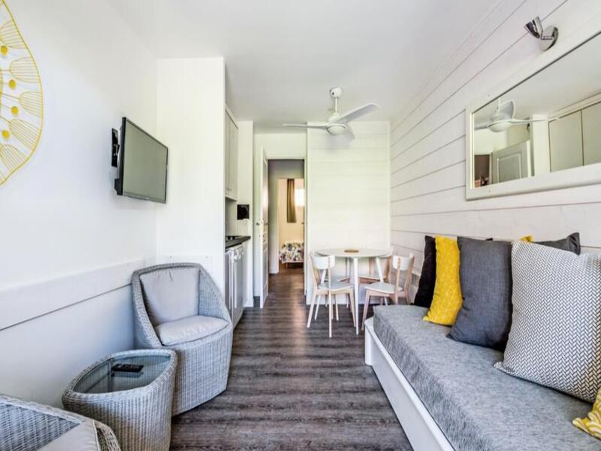 Knus appartement voor 5 aan de Côte d'Azur met tuinzicht en golfbaan - foto 15