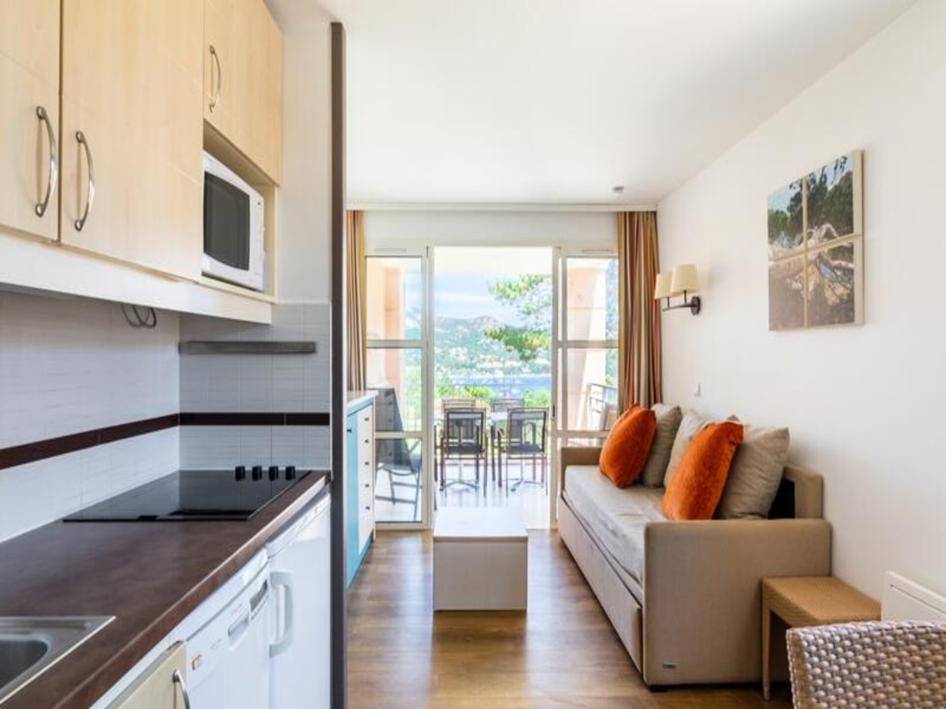 Licht appartement met airco, terras & zeezicht nabij strand Saint-Raphaël - foto 19