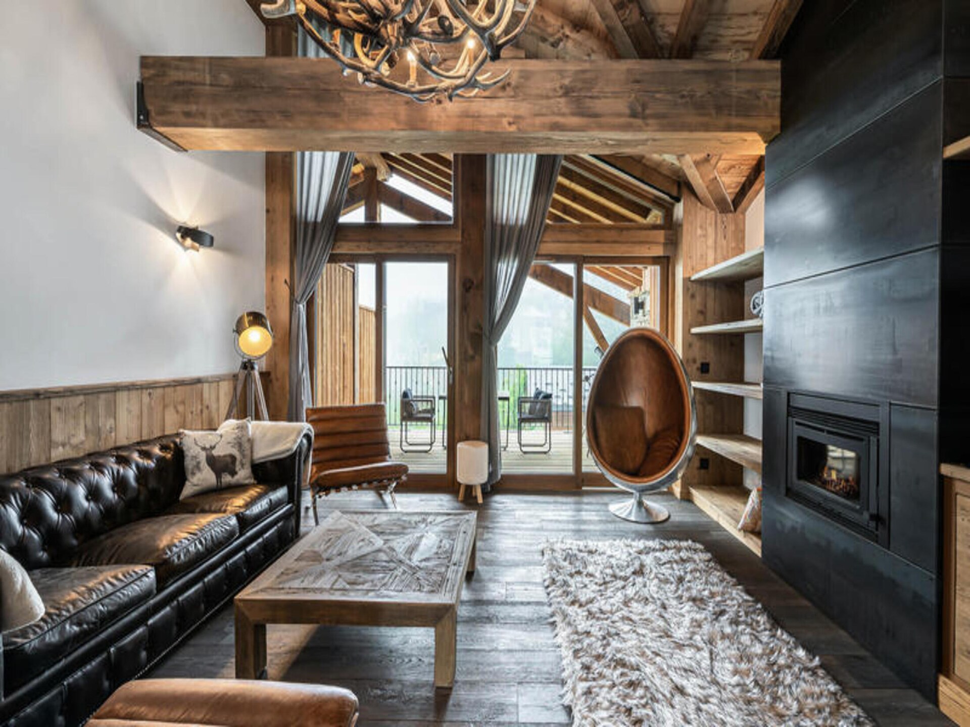 Ruim duplexappartement met hamam op 100m van de piste in Courchevel Le Praz - foto 1