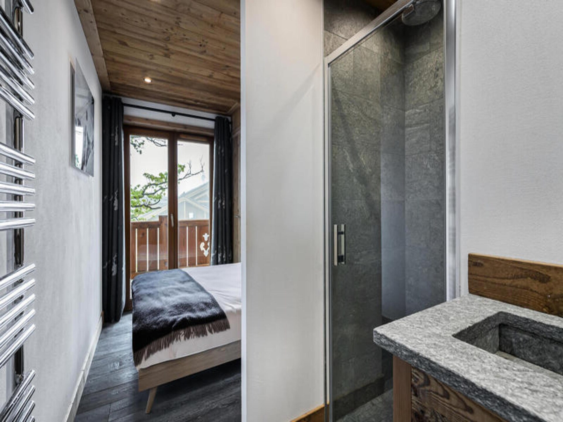 Ruim duplexappartement met hamam op 100m van de piste in Courchevel Le Praz - foto 16