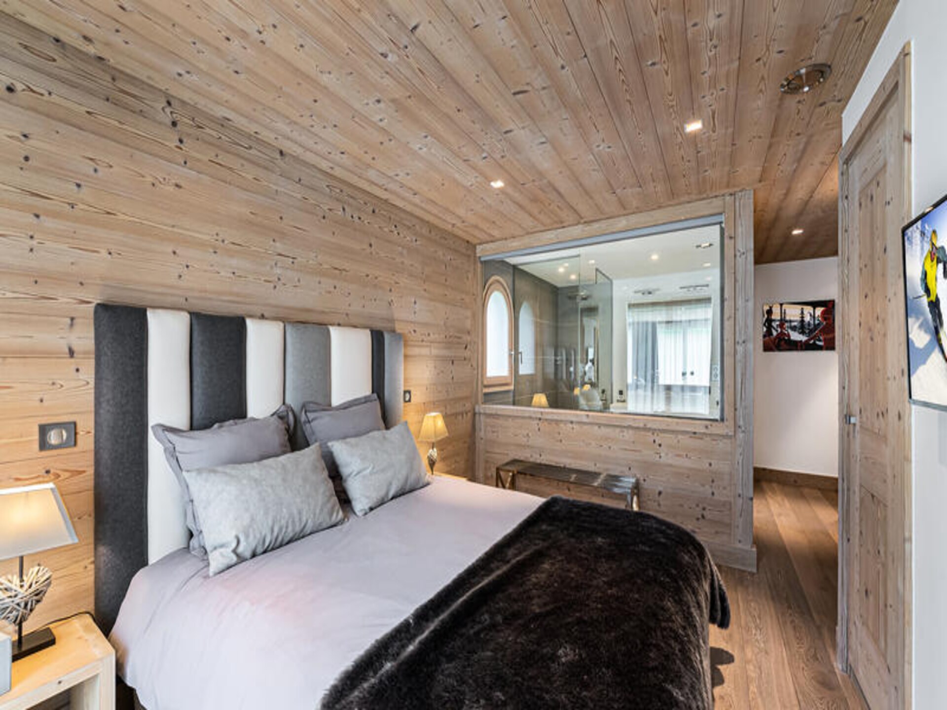 Luxueus 6-slaapkamer chalet met zwembad en sauna in Courchevel Le Praz - foto 11