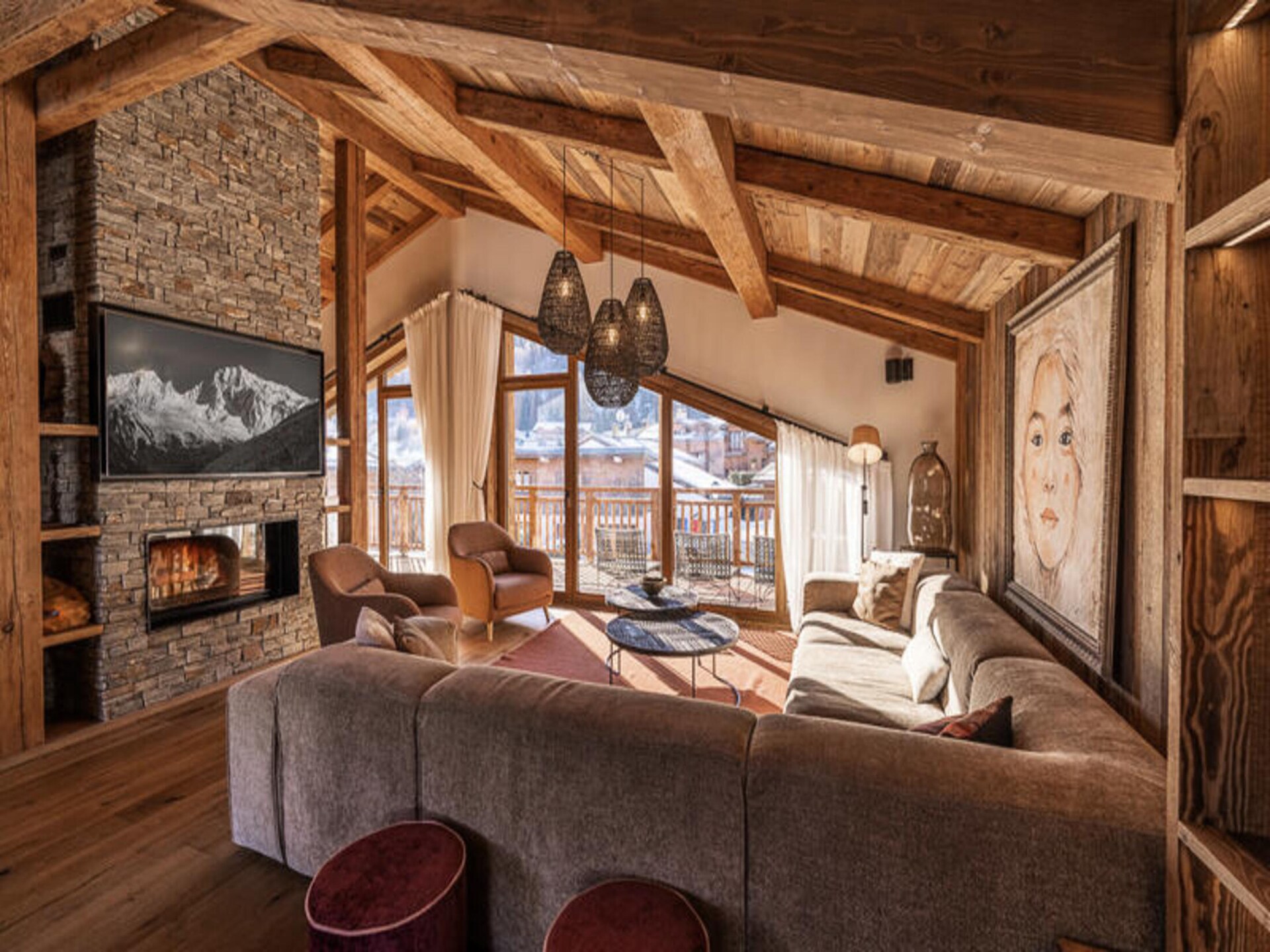Luxe chalet voor 10 personen met zwembad en sauna in Courchevel - foto 8