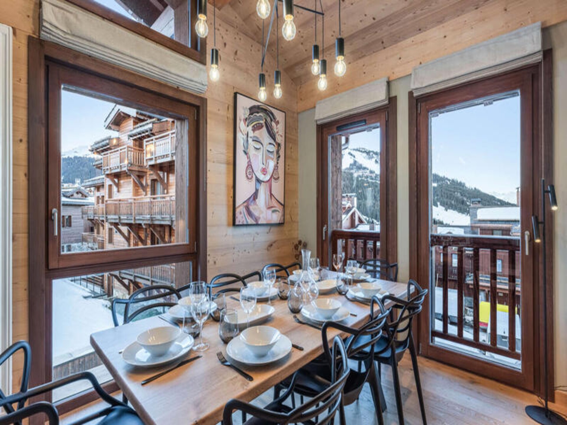 Luxe halfvrijstaand chalet voor 8 personen met sauna, vlakbij de Ariondaz-gondel - foto 12