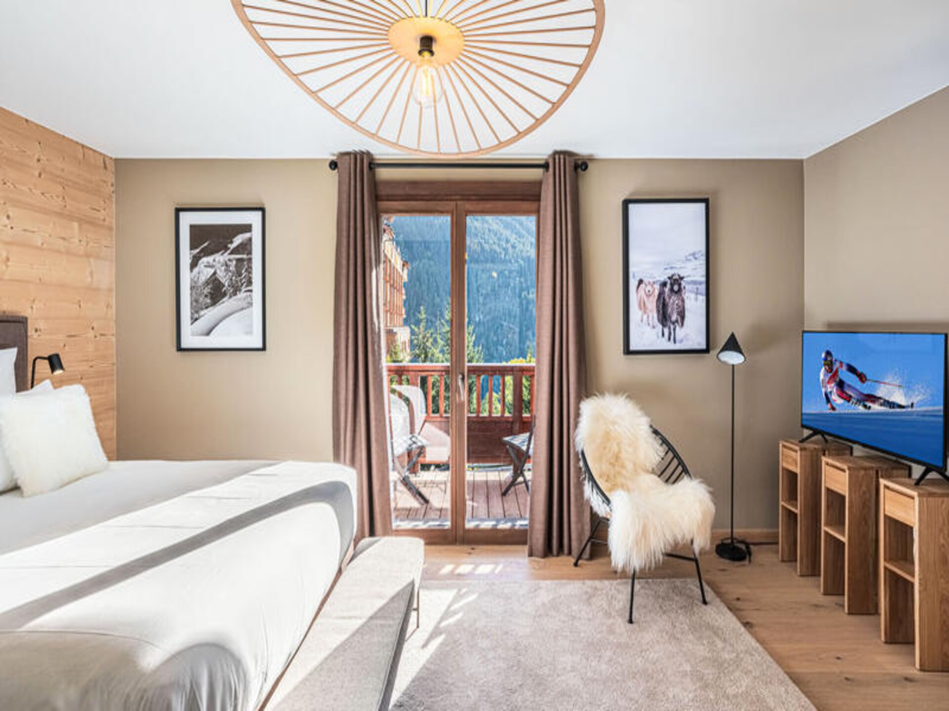 Luxe halfvrijstaand chalet voor 8 personen met sauna, vlakbij de Ariondaz-gondel - foto 17