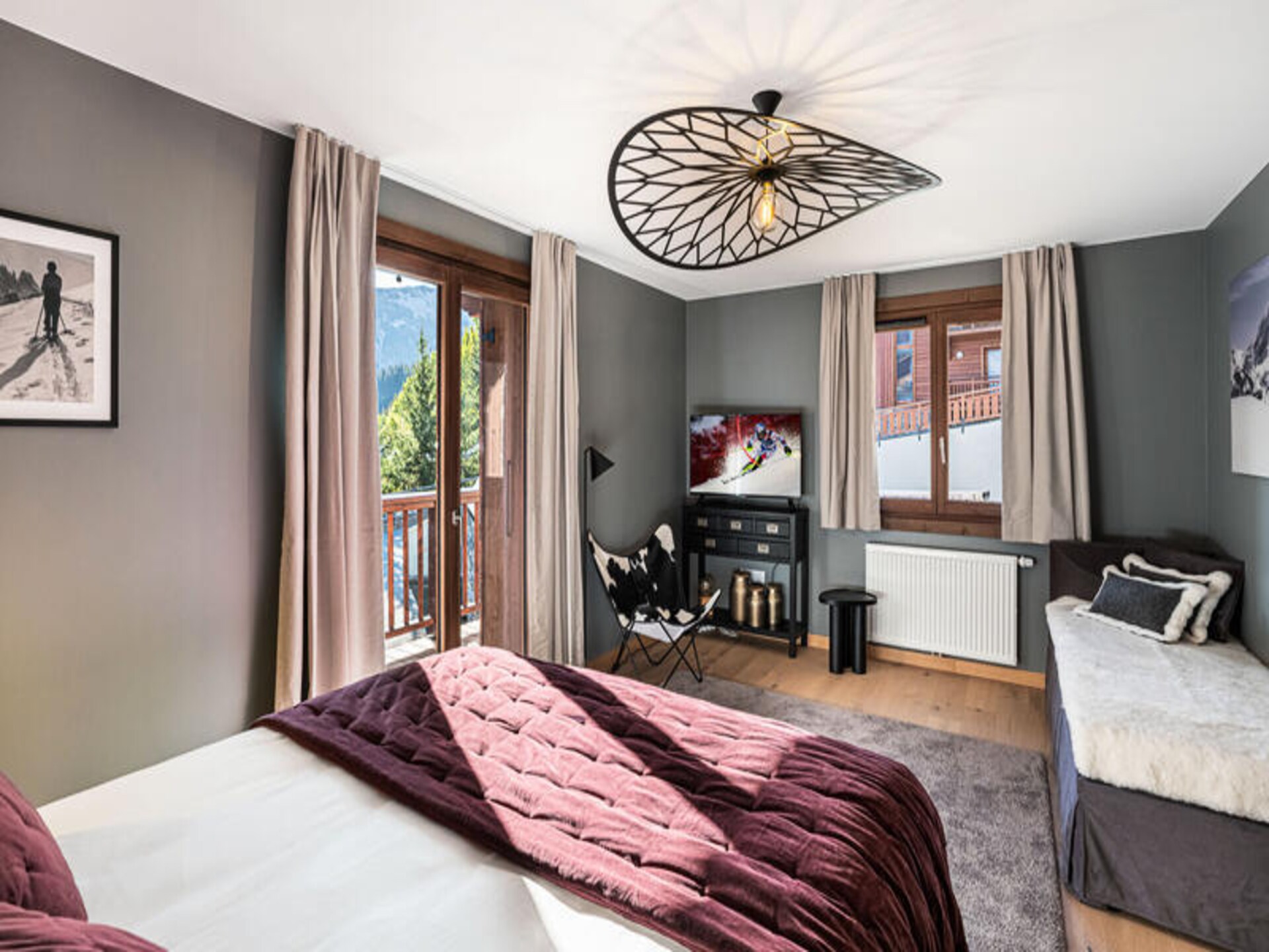 Luxe halfvrijstaand chalet voor 8 personen met sauna, vlakbij de Ariondaz-gondel - foto 20