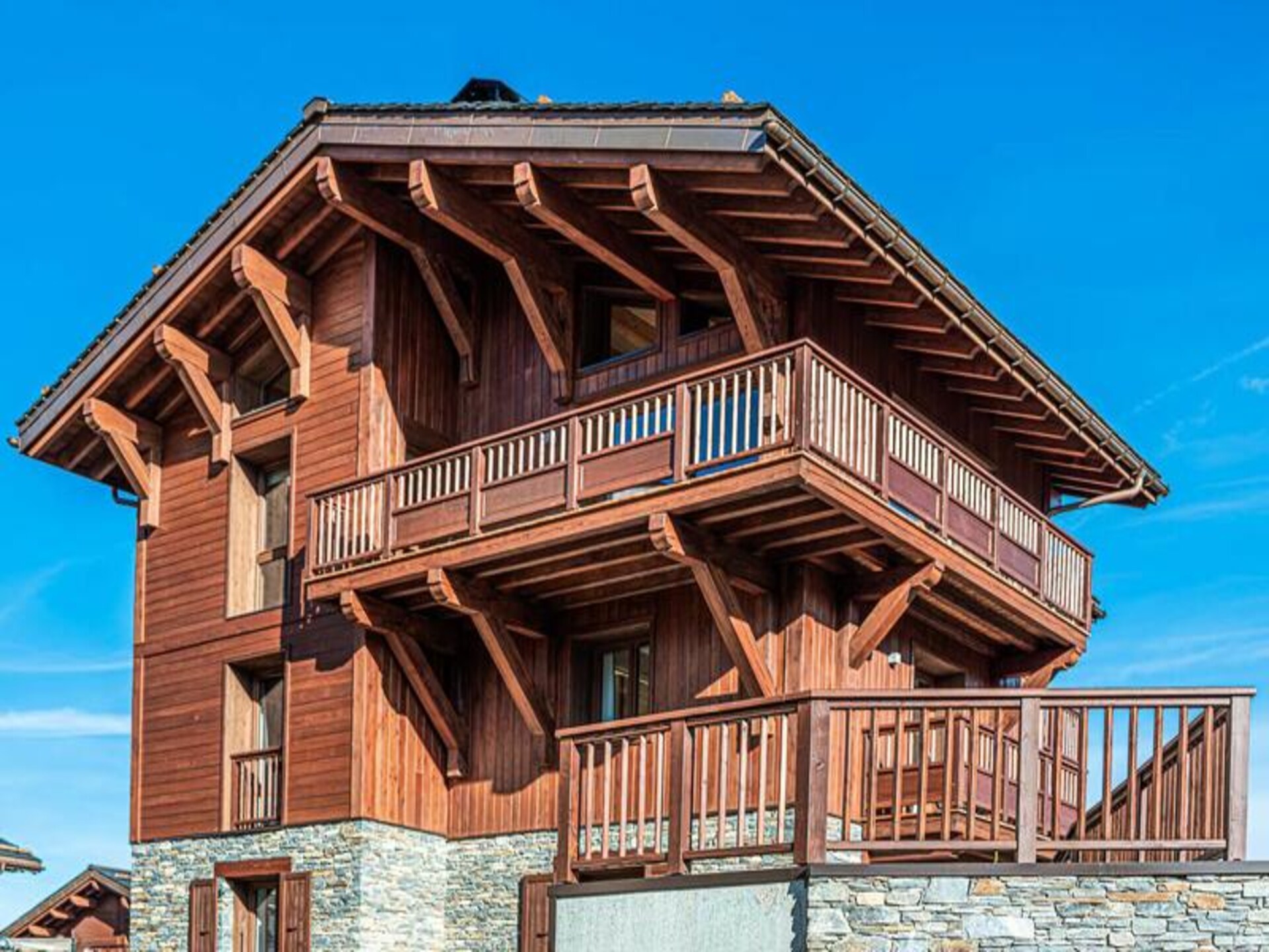 Luxe halfvrijstaand chalet voor 8 personen met sauna, vlakbij de Ariondaz-gondel - foto 22