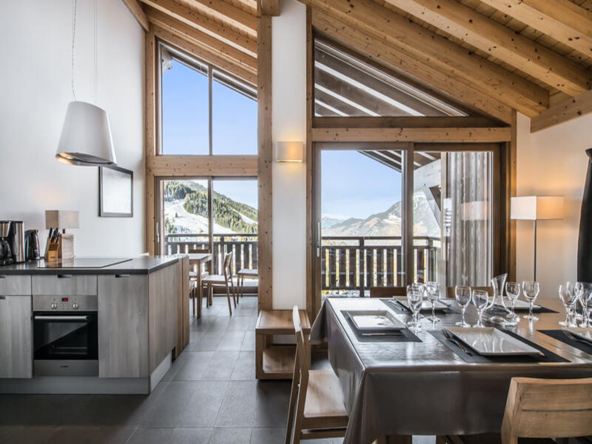 Ruim duplexappartement voor 8 personen op 150m van de piste in Courchevel - foto 8