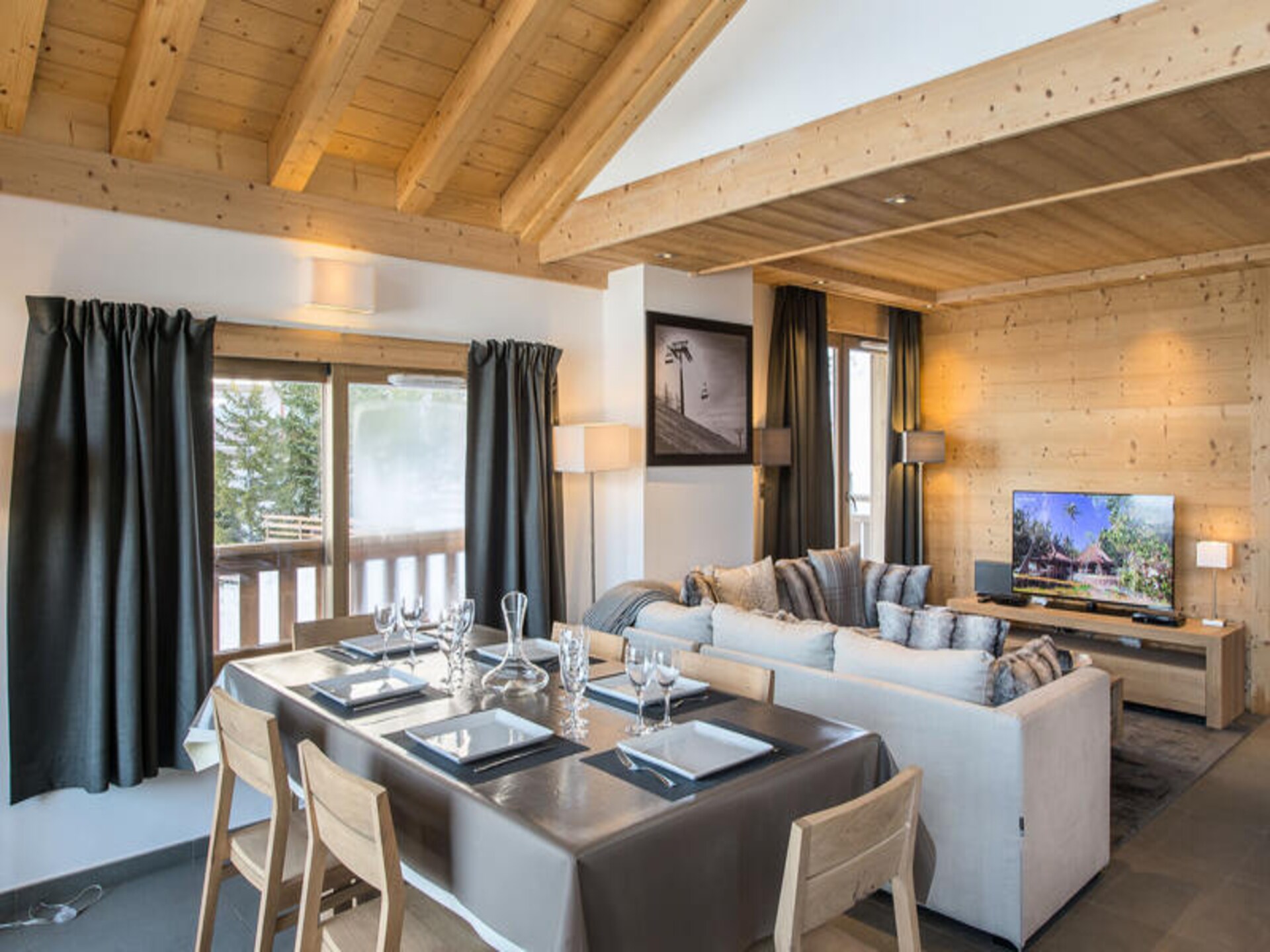 Ruim duplexappartement voor 8 personen op 150m van de piste in Courchevel - foto 11