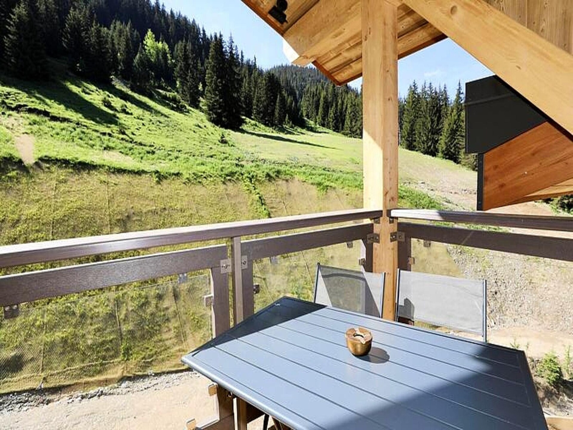Penthouse in Courchevel Moriond met spabad, houtkachel en uitzicht - foto 25