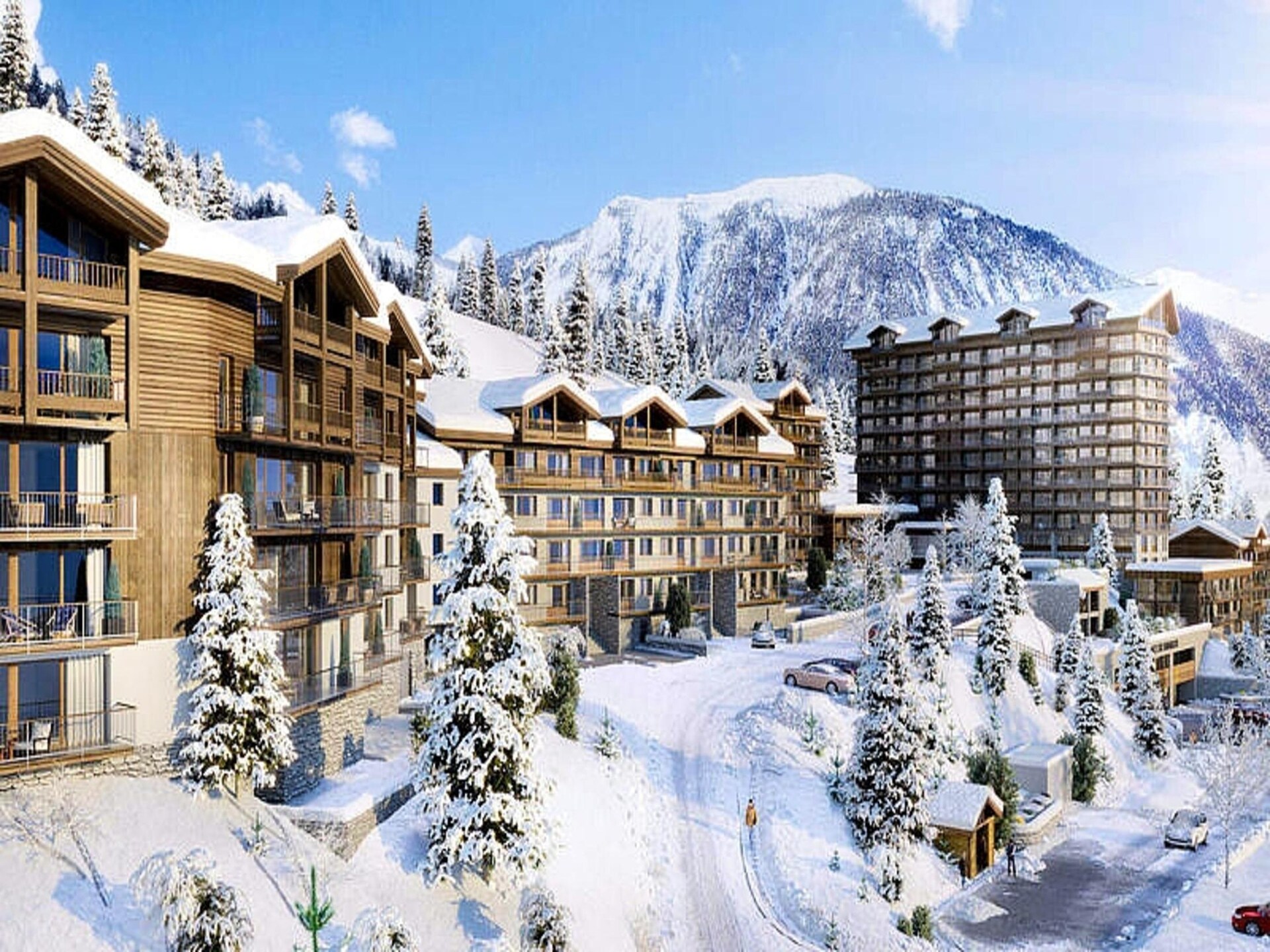 Penthouse in Courchevel Moriond met spabad, houtkachel en uitzicht - foto 7