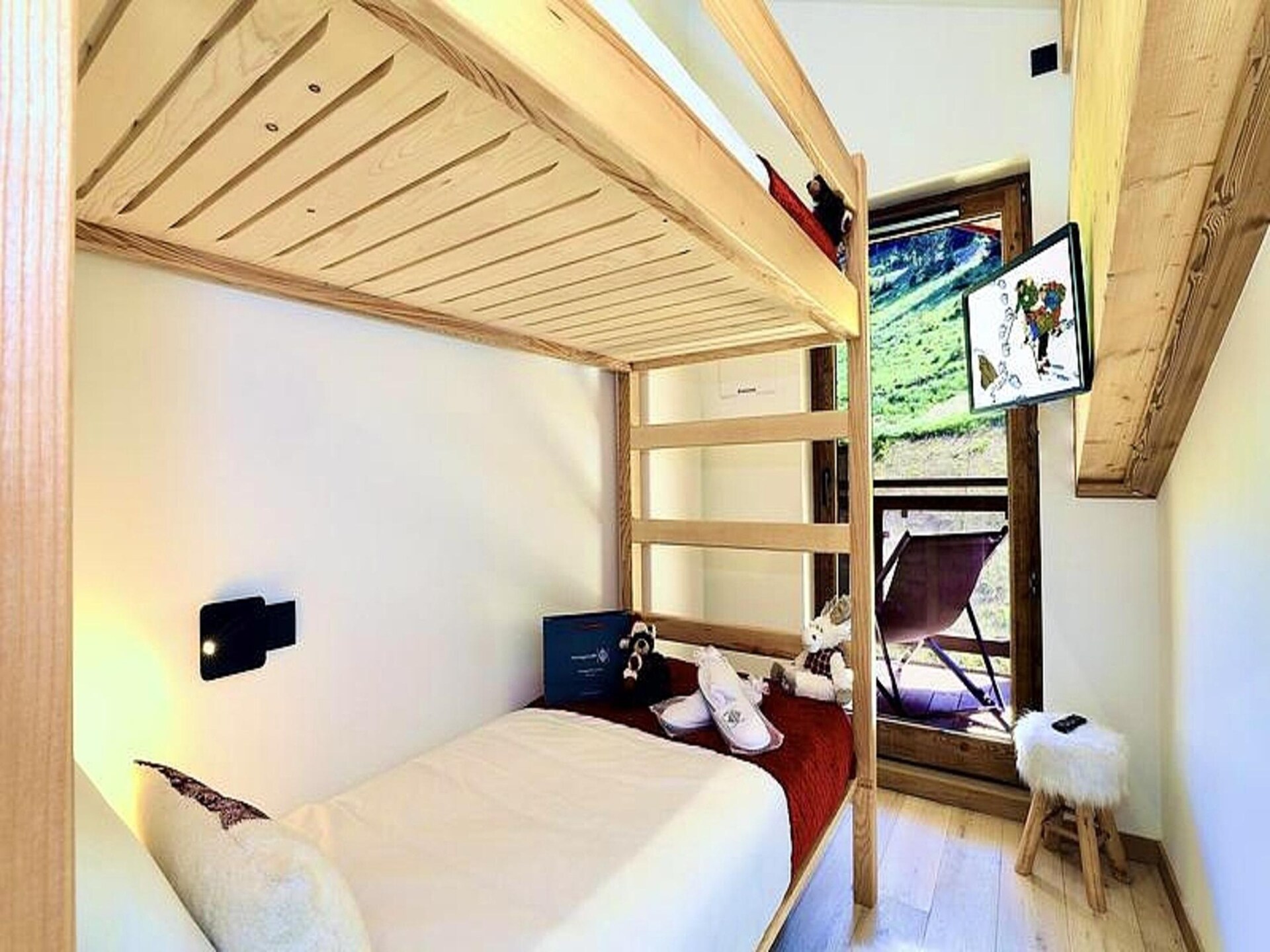 Penthouse in Courchevel Moriond met spabad, houtkachel en uitzicht - foto 18