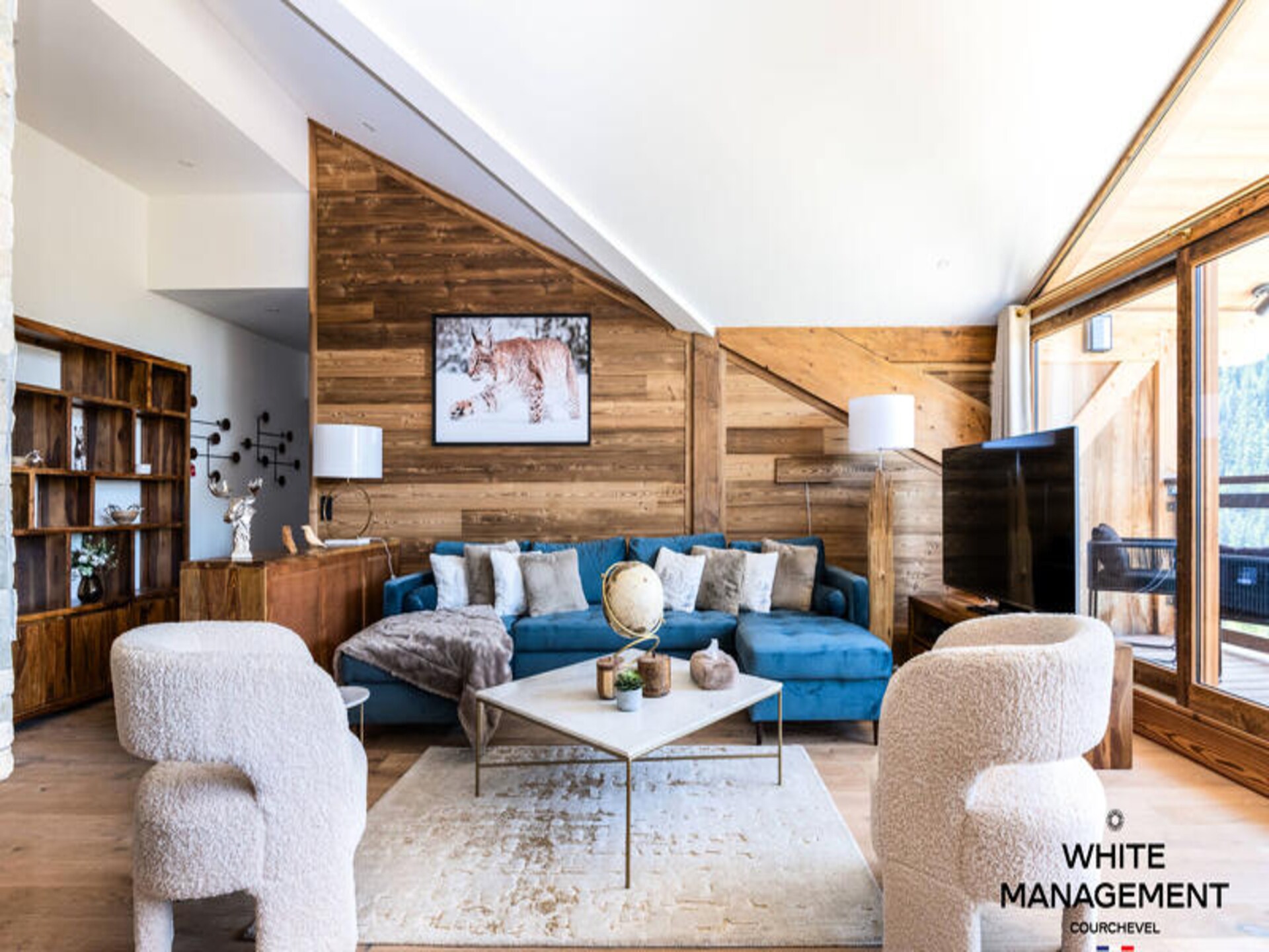 Penthouse voor 8 personen met open haard vlakbij de piste in Courchevel - foto 3