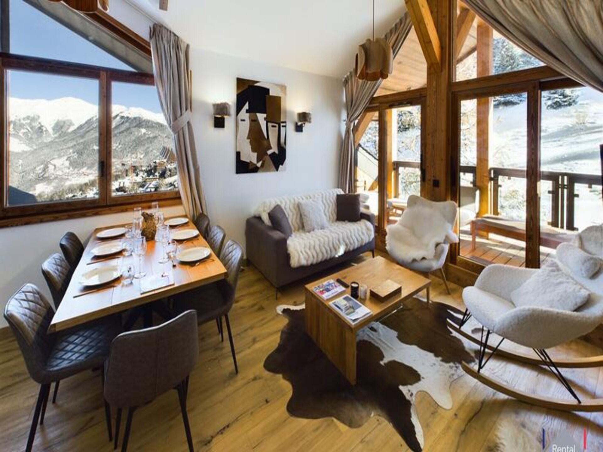 Penthouse met 3 slaapkamers en ski-in/ski-out in Courchevel Moriond - foto 1