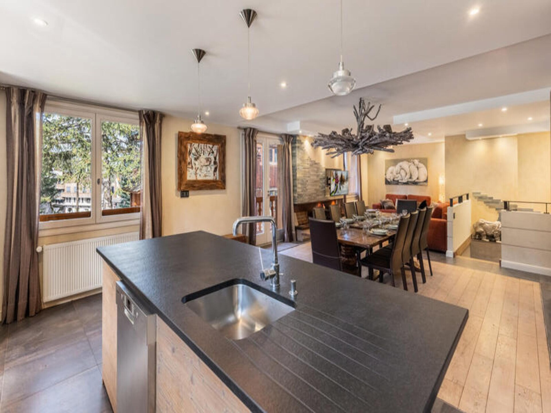 Luxe duplexappartement voor 6 personen in Courchevel, vlakbij de piste - foto 8