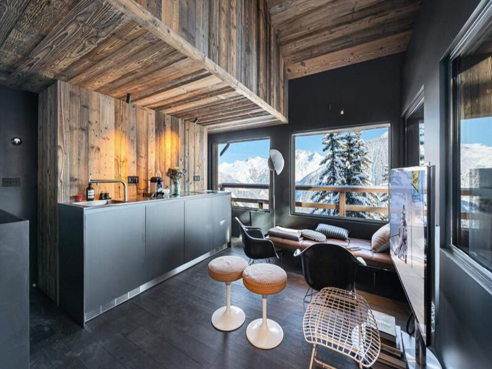 Chalet Mazot De Bellecote: 6-persoons appartement aan de piste in Courchevel 1850 - foto 4