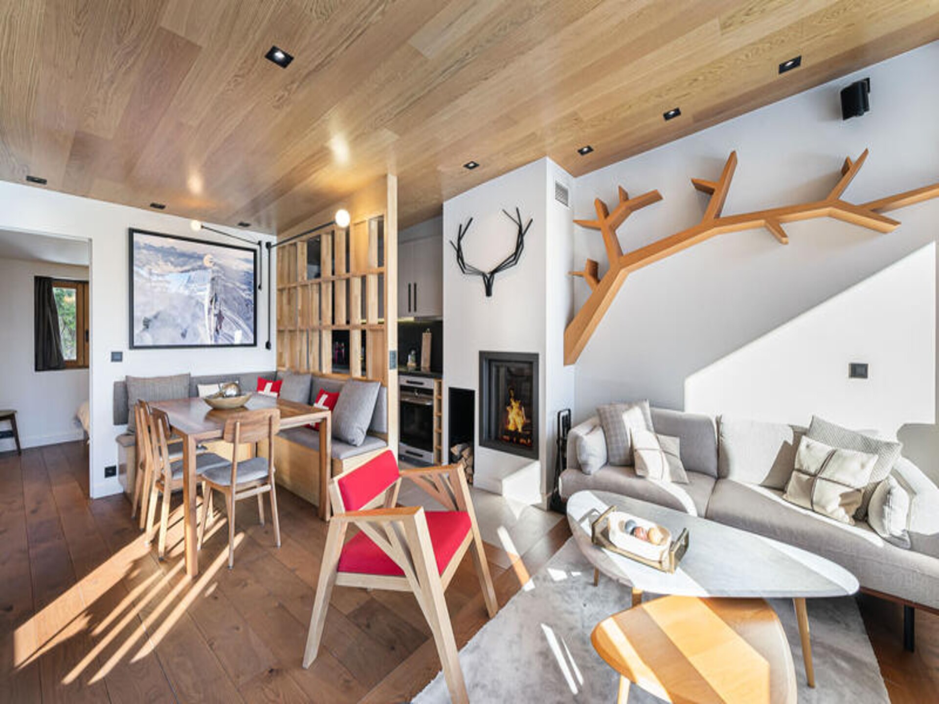 Ruim triplexappartement 111m², 4 suites, direct aan de piste in Courchevel 1850 - foto 6