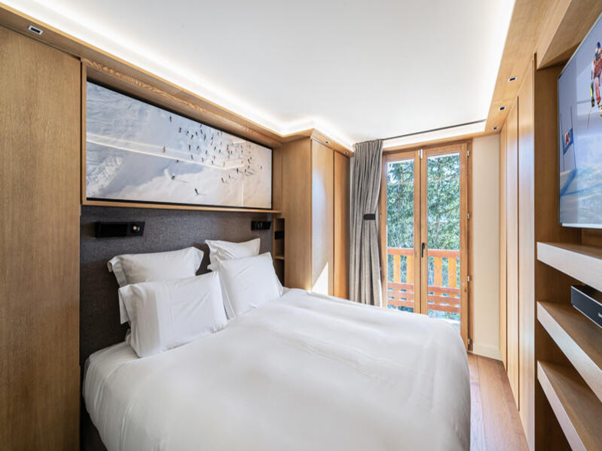 Ruim triplexappartement 111m², 4 suites, direct aan de piste in Courchevel 1850 - foto 10