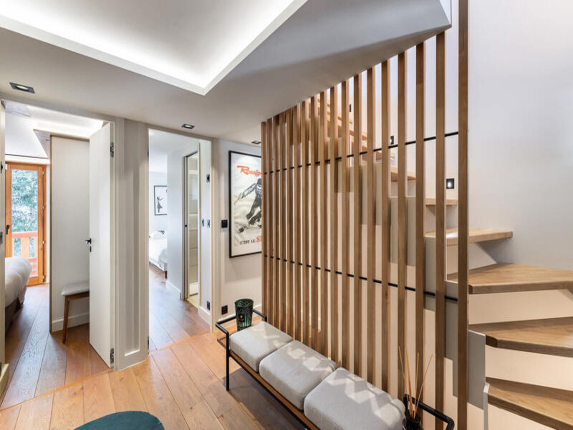 Ruim triplexappartement 111m², 4 suites, direct aan de piste in Courchevel 1850 - foto 11