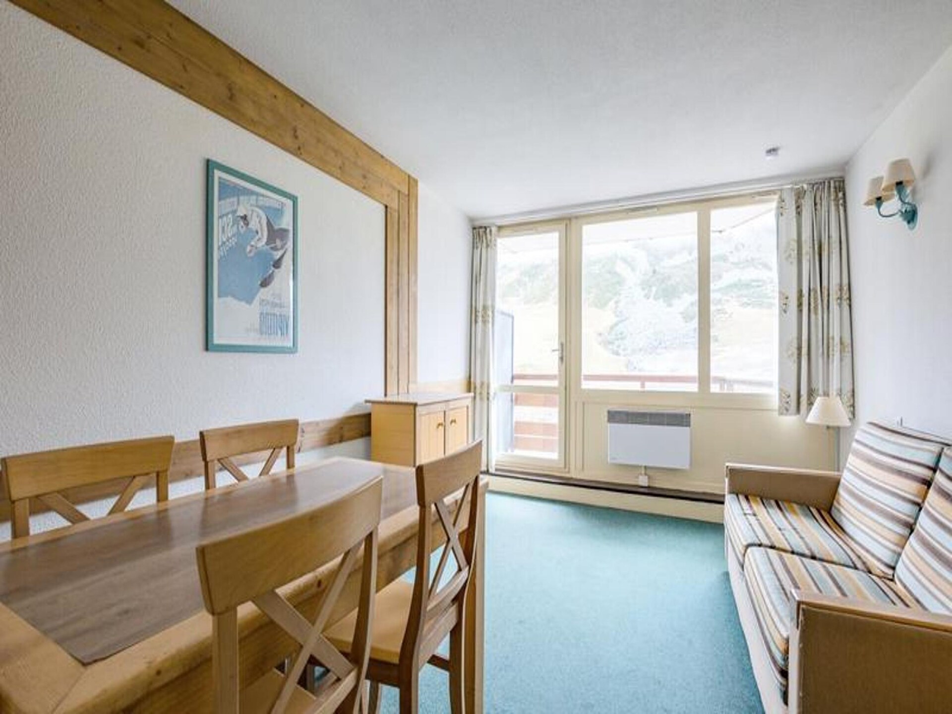 Knusse studio voor 4 personen met balkon op 1 km van centrum La Mongie - foto 4