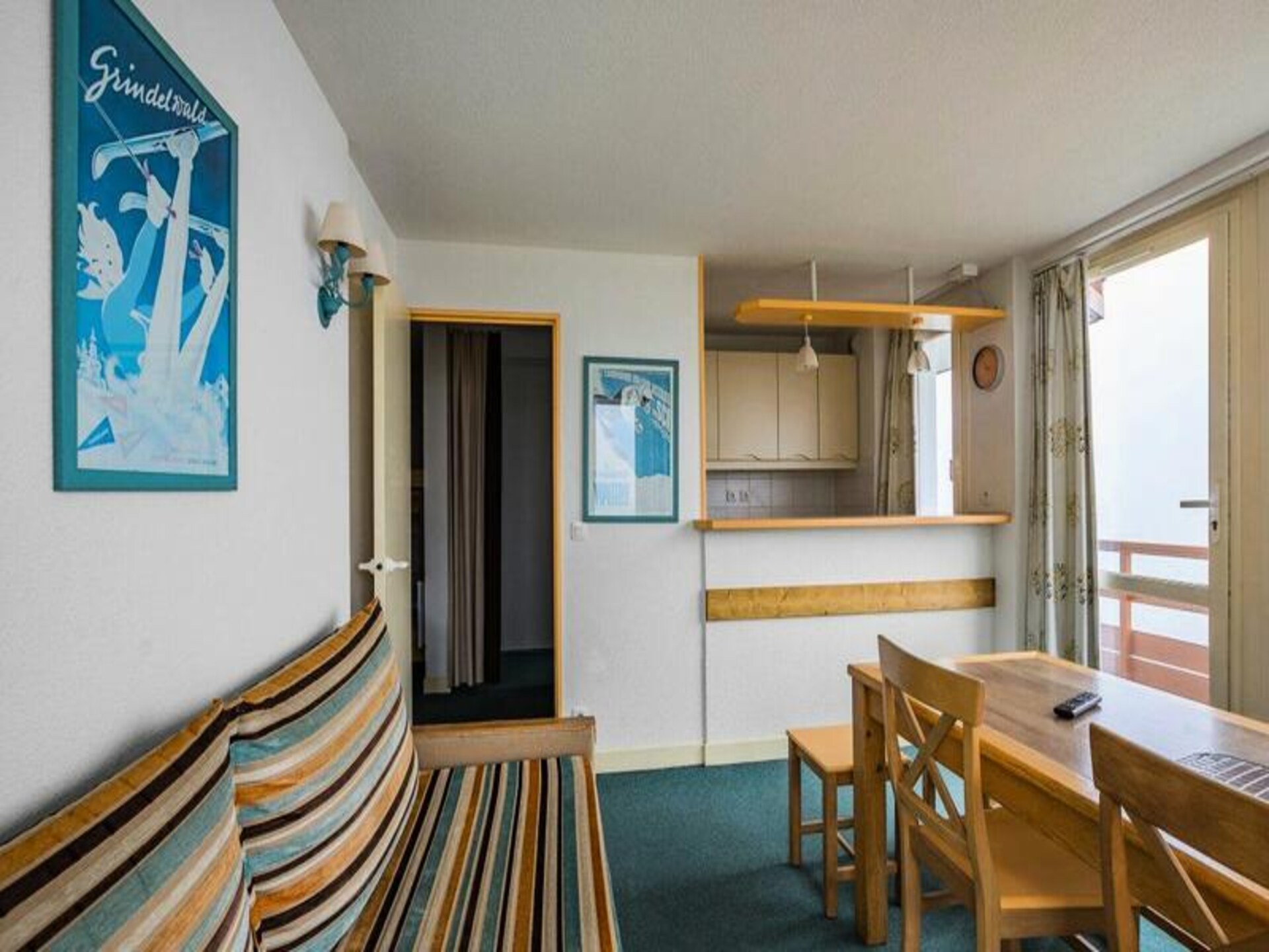 Ruim appartement voor 8 personen in La Mongie, vlakbij de skipistes - foto 7
