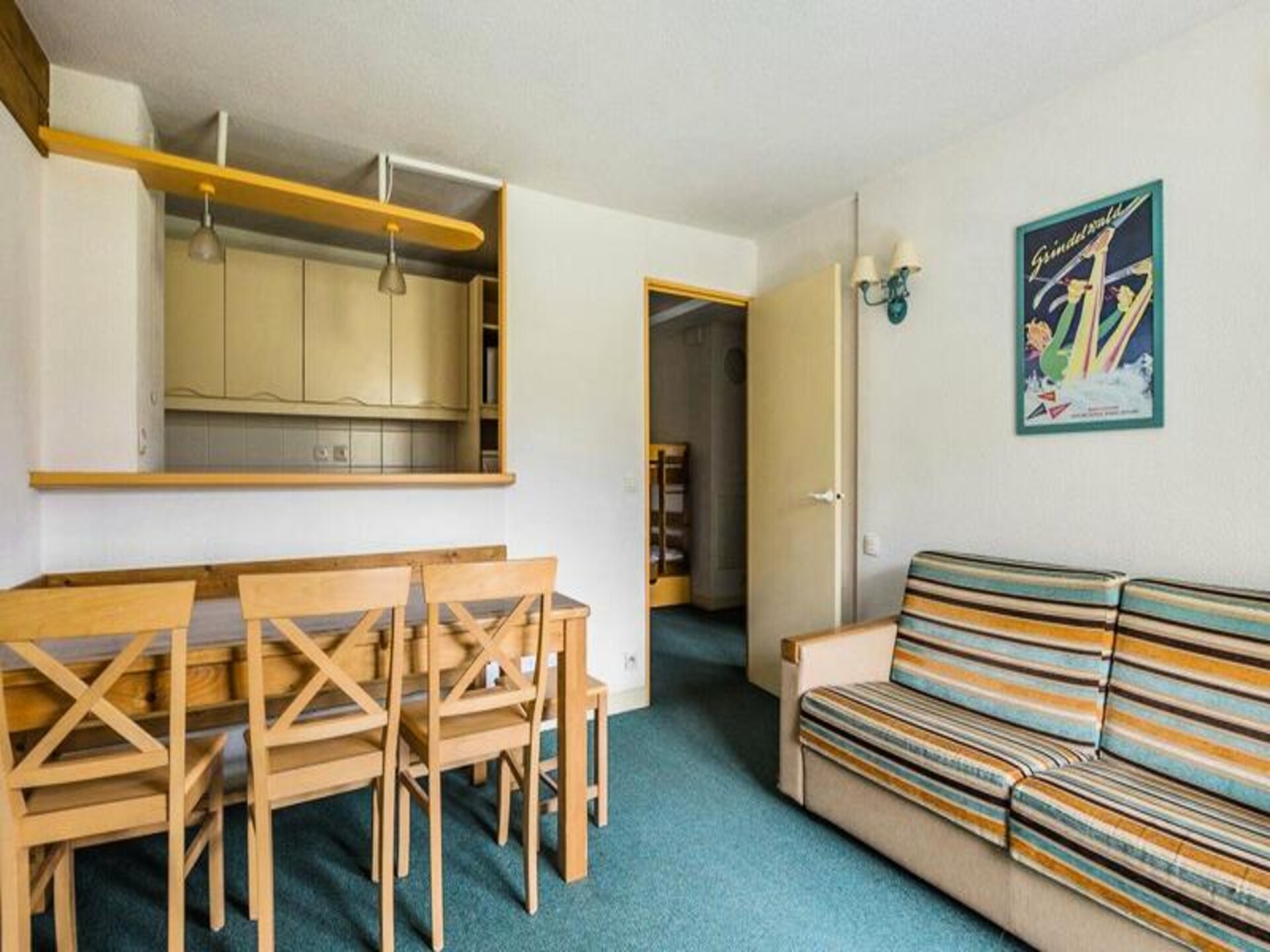 Ruim appartement voor 8 personen in La Mongie, vlakbij de skipistes - foto 7