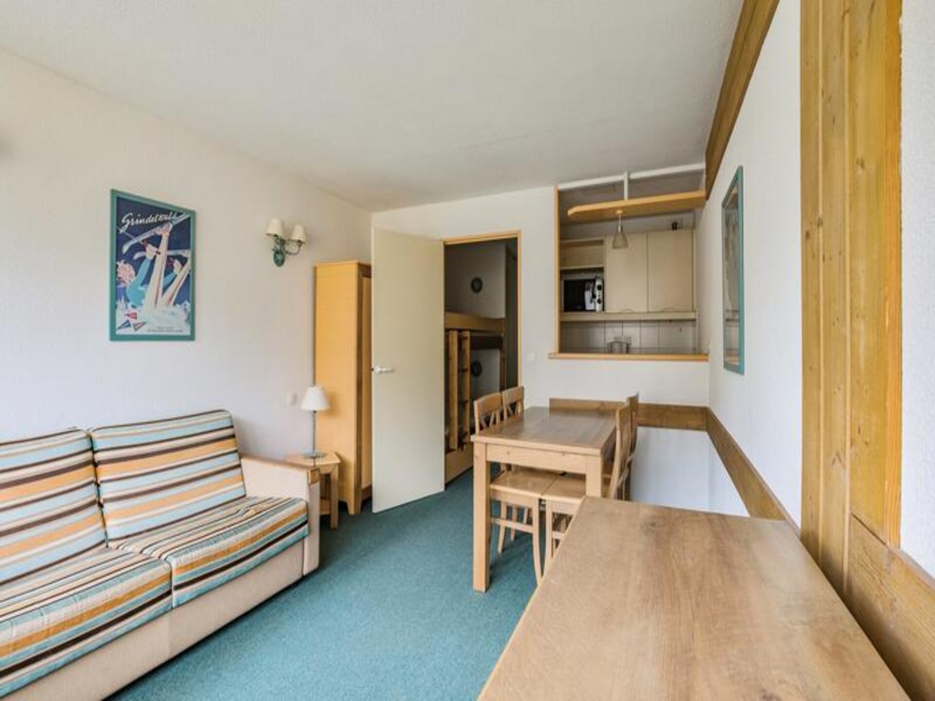 Knus appartement met balkon en bergzicht in La Mongie, vlakbij de skipistes - foto 7